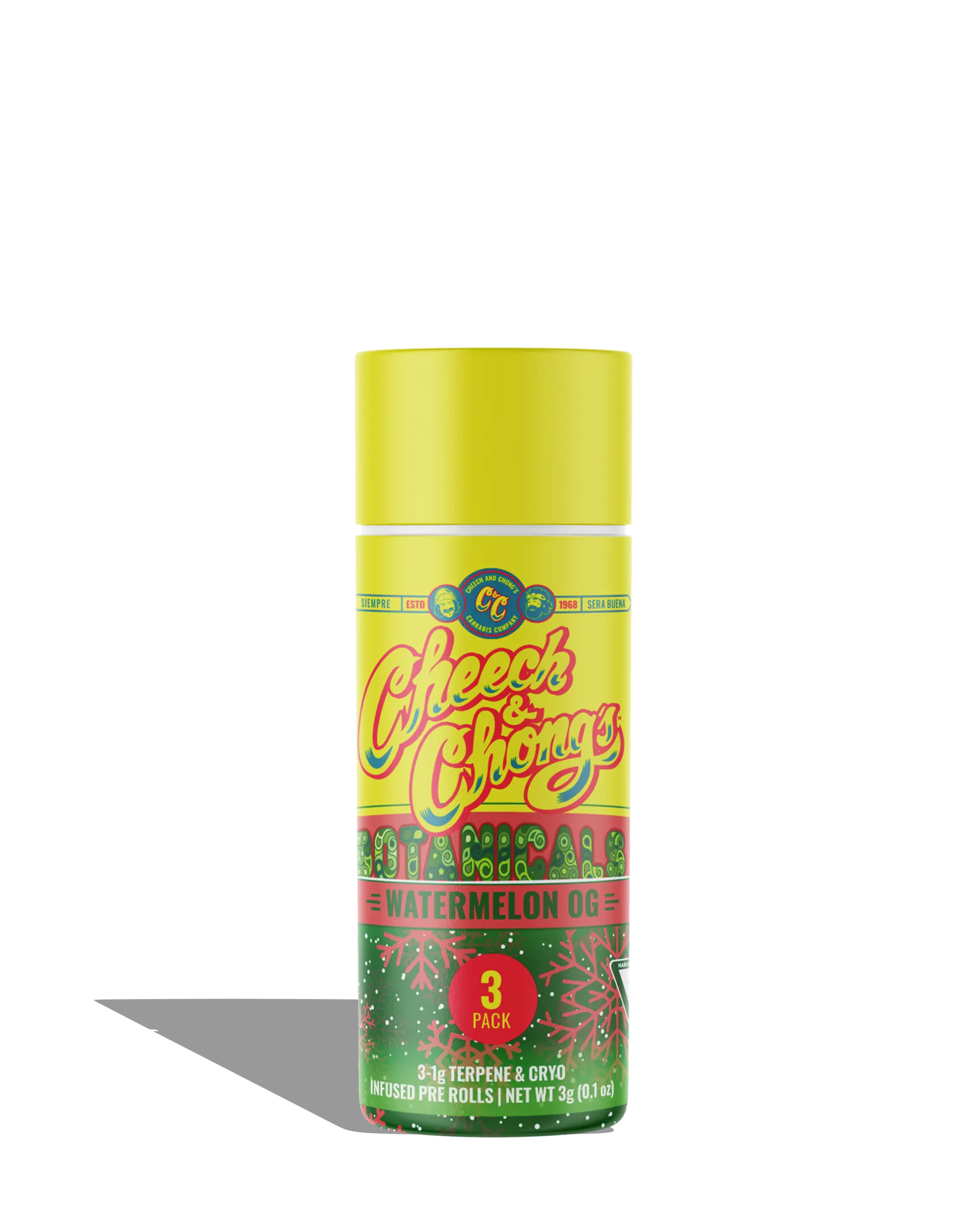 Watermelon Og Cryos Infused Preroll 3-pack
