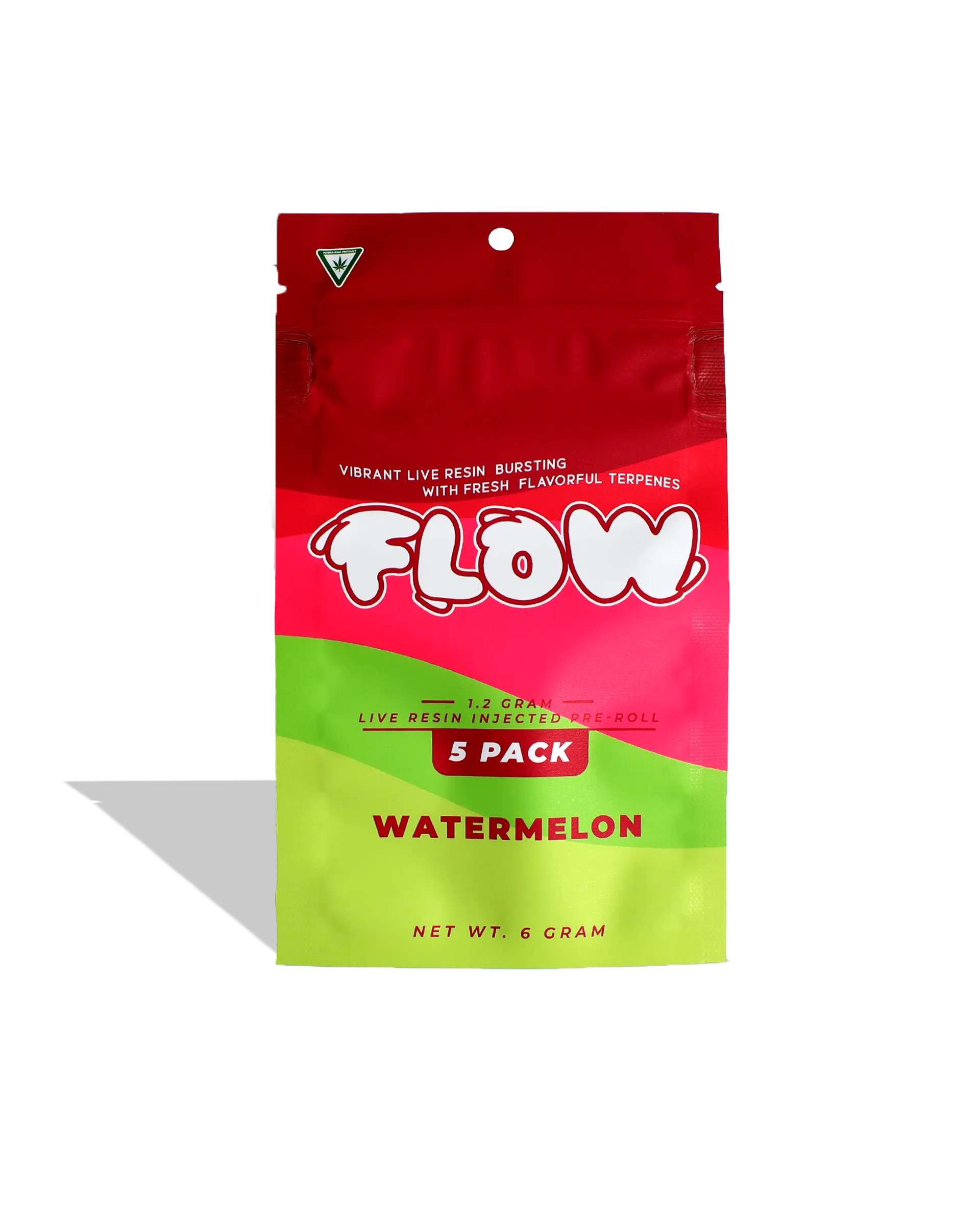 Watermelon Live Resin Infused Preroll 5-pack