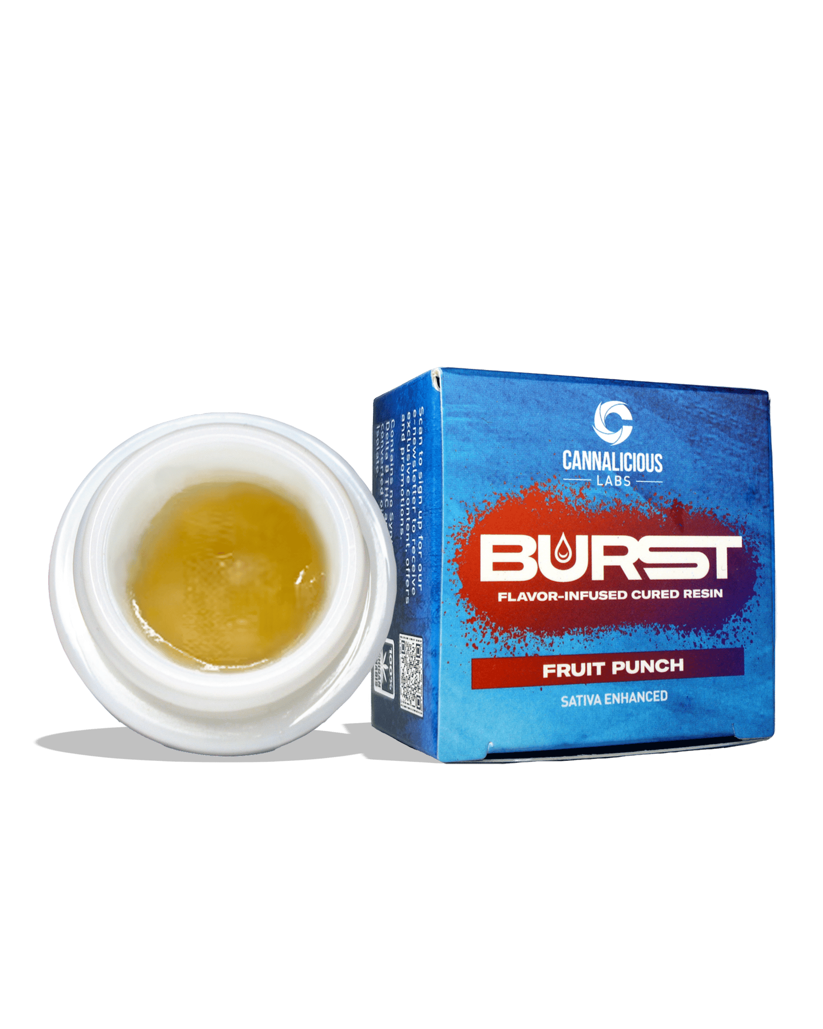 Fruit Punch Burst Cured Resin 2g