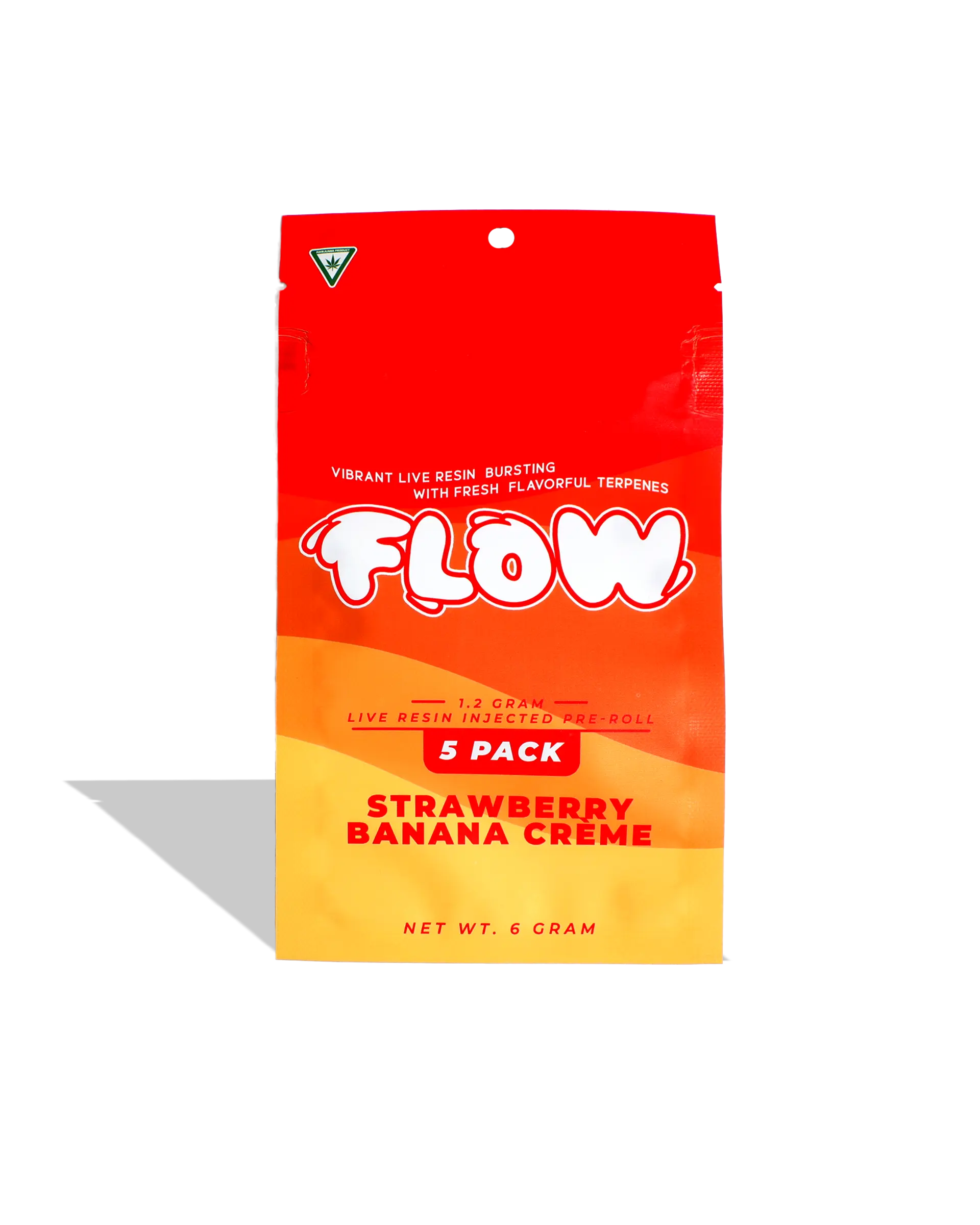 Strawberry Banana Creme Live Resin Infused Preroll 5-pack