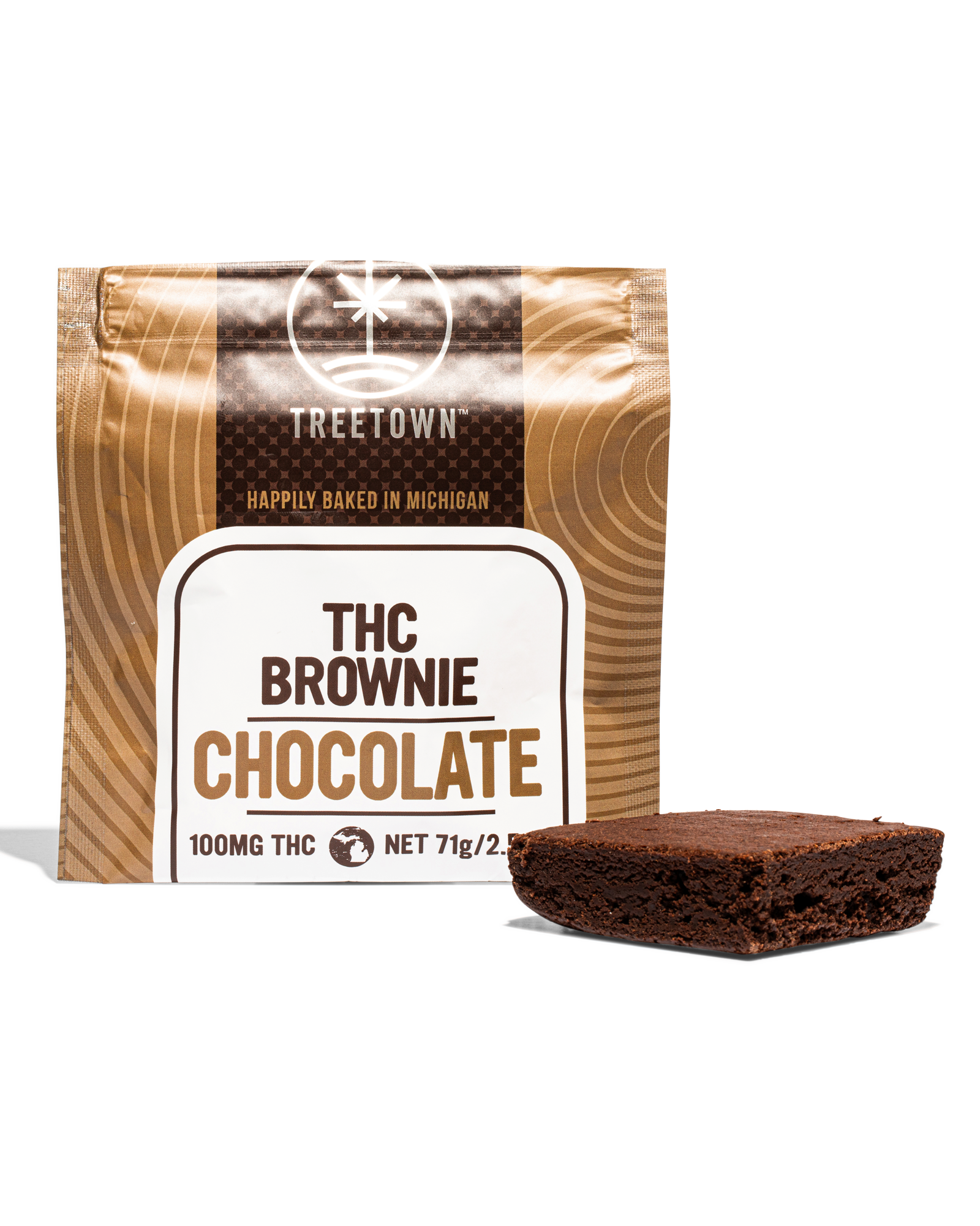 Brownie Square 100mg, 2 of 3