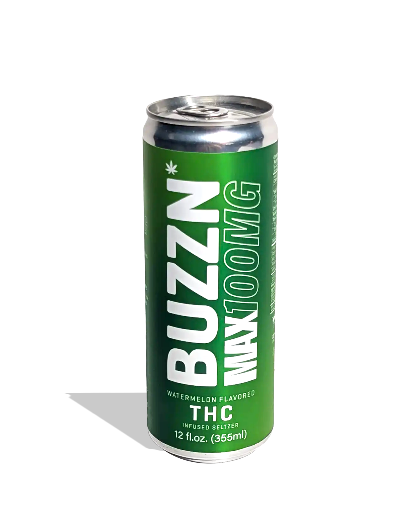 Buzzn Max Watermelon Seltzer 100mg, 1 of 2