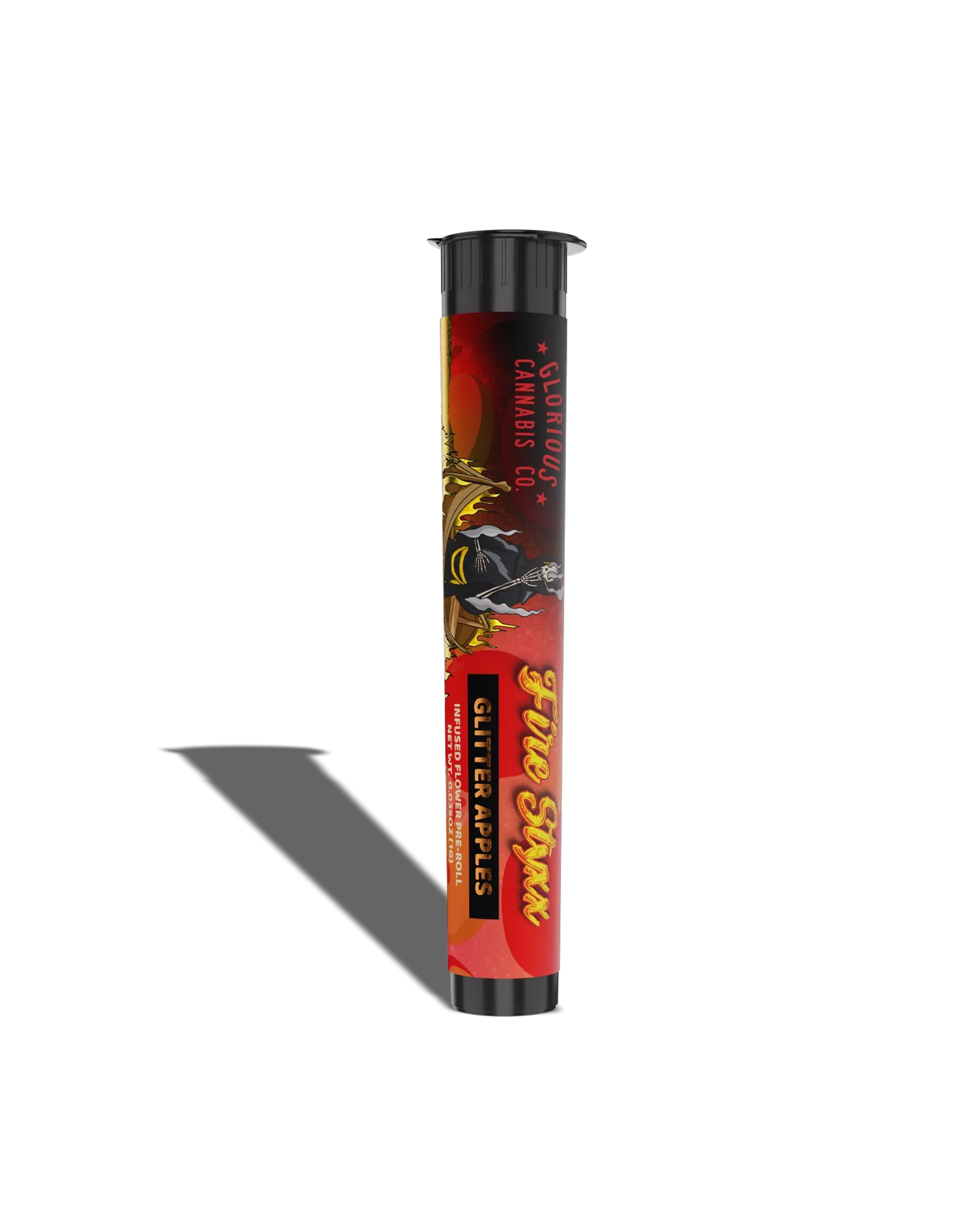 Glitter Apples Fire Styxx Thca Infused Preroll 1g