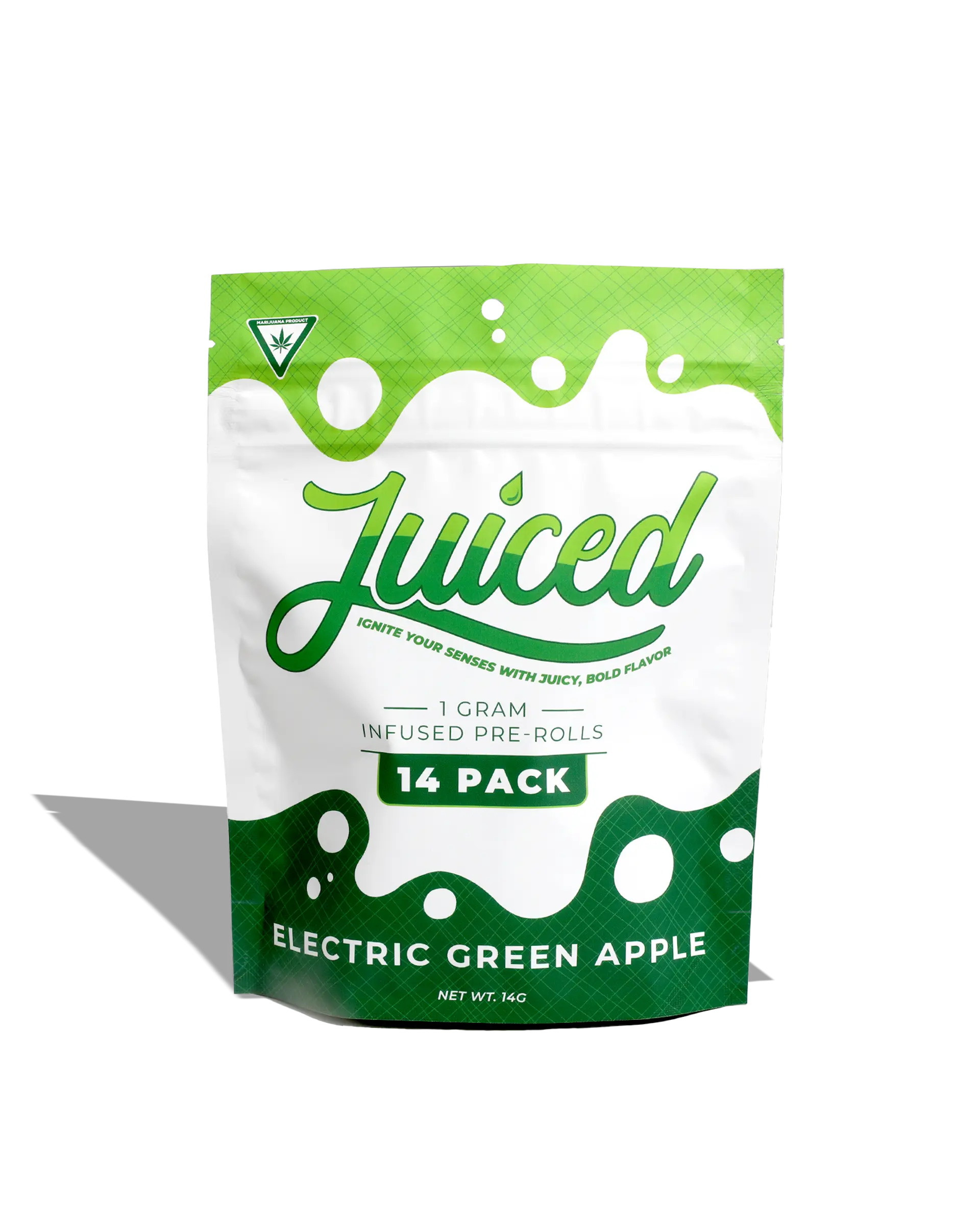 Electric Green Apple Infused Preroll 14-pack