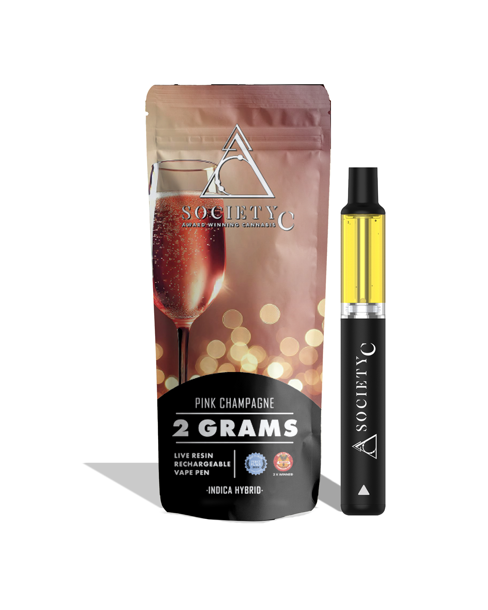 Pink Champagne Live Resin Disposable Cart 2g, 1 of 1
