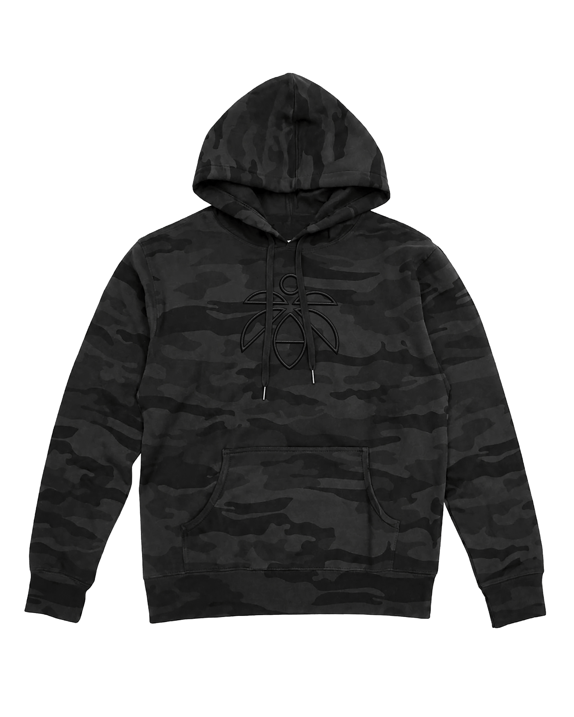 Lume Logo Hoodie - Black Camo (XL)