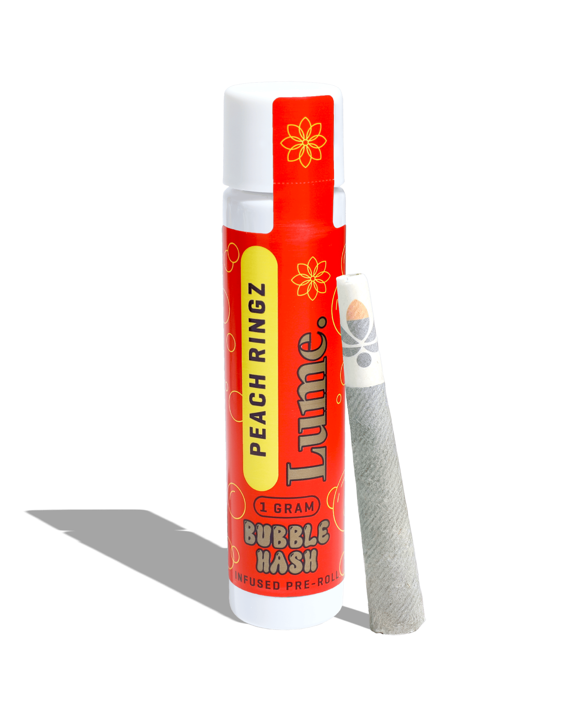 Peach Ringz Bubble Hash Infused Preroll 1g