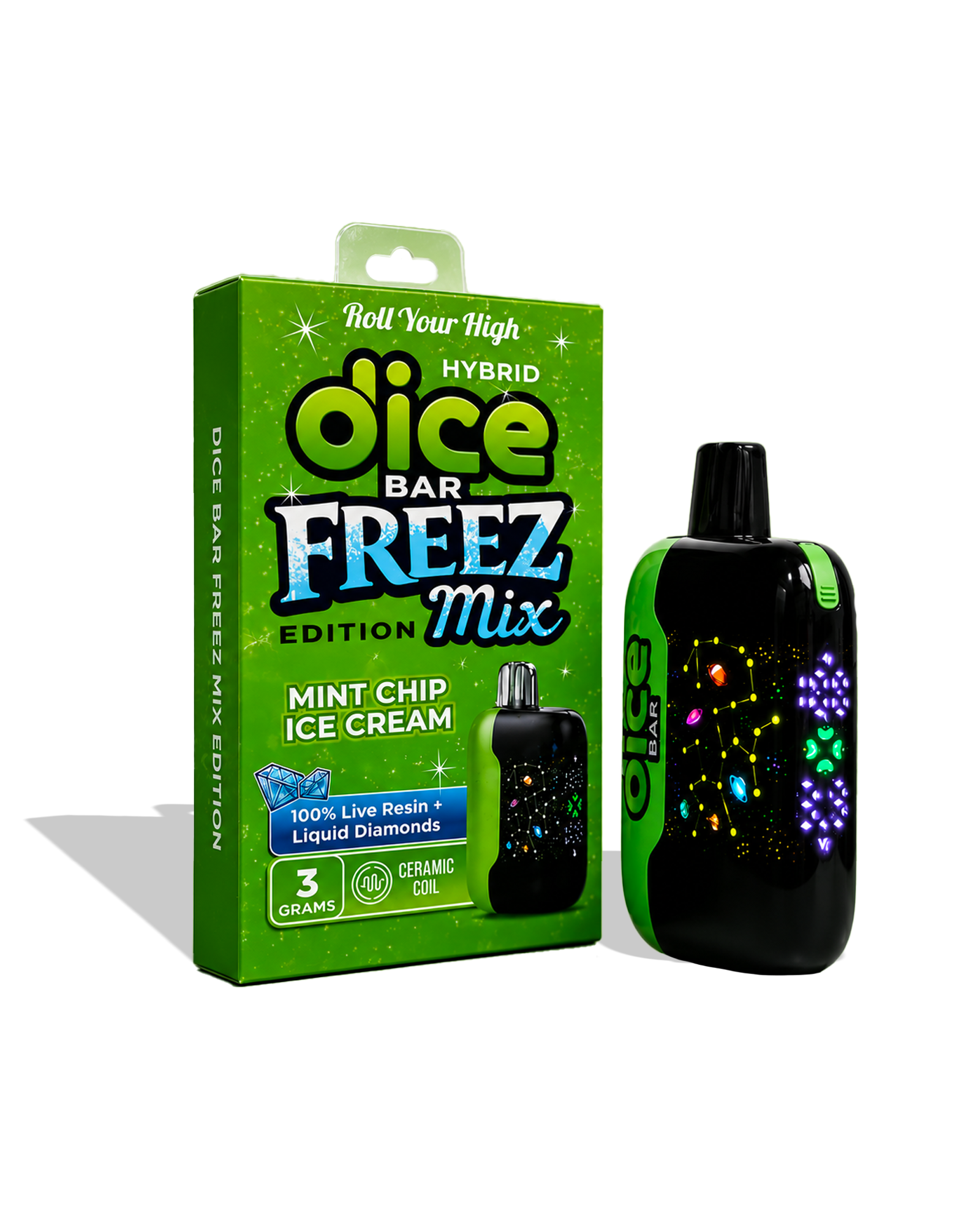 Mint Chip Ice Cream Live Resin Disposable Cart 3g, 1 of 1