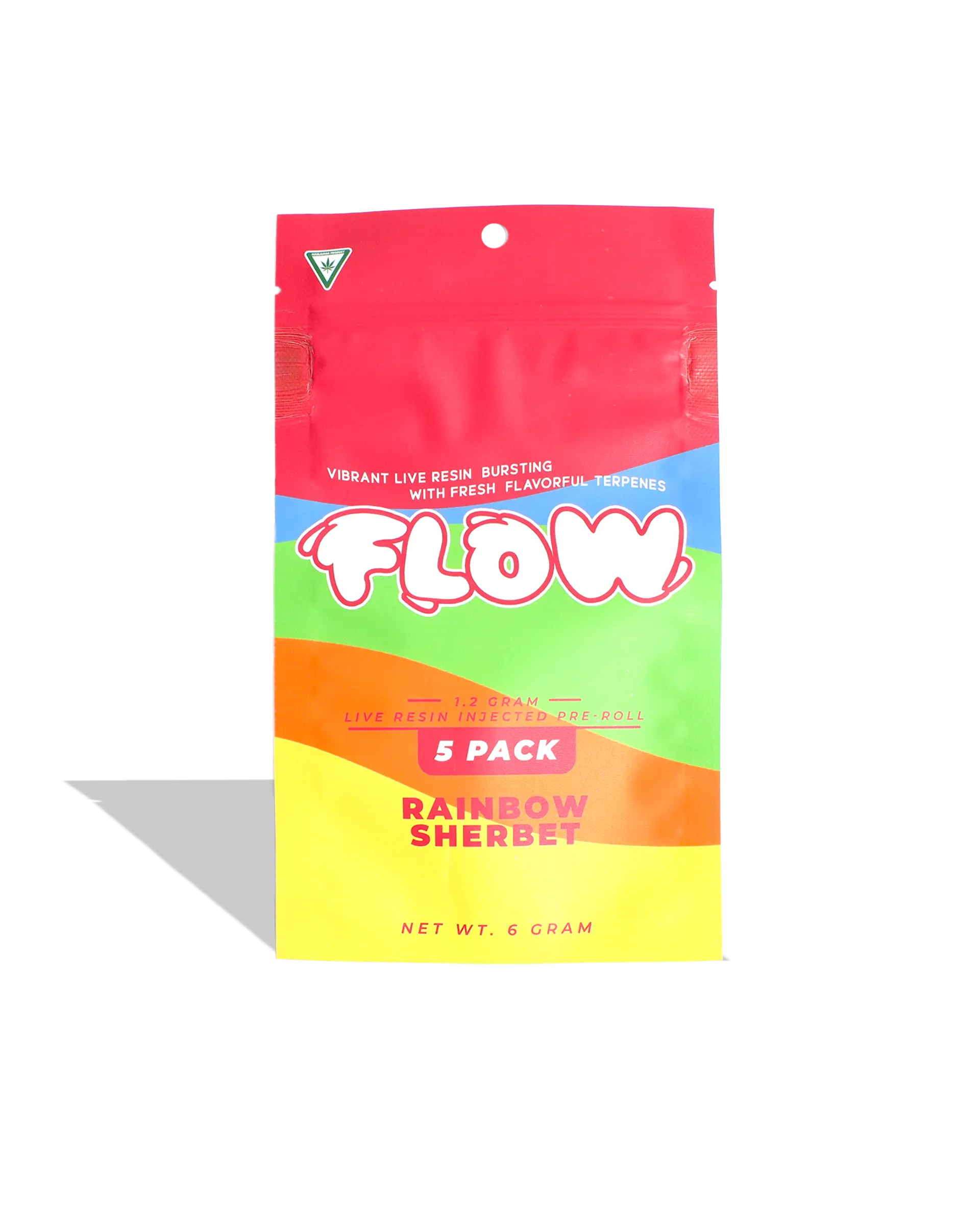 Rainbow Sherbert Live Resin Infused Preroll 5-pack