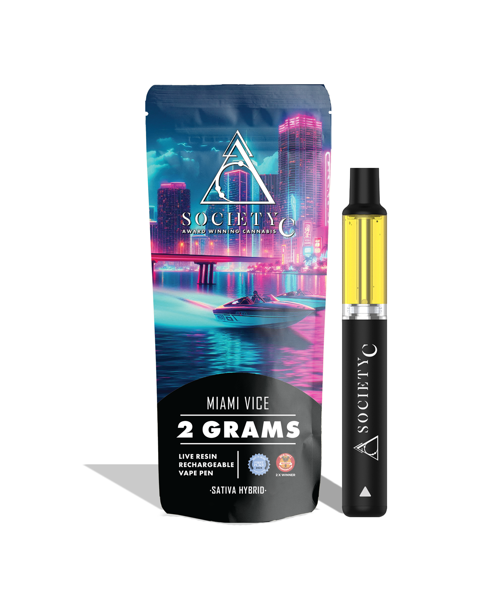 Miami Vice Live Resin Disposable Cart 2g, 1 of 1