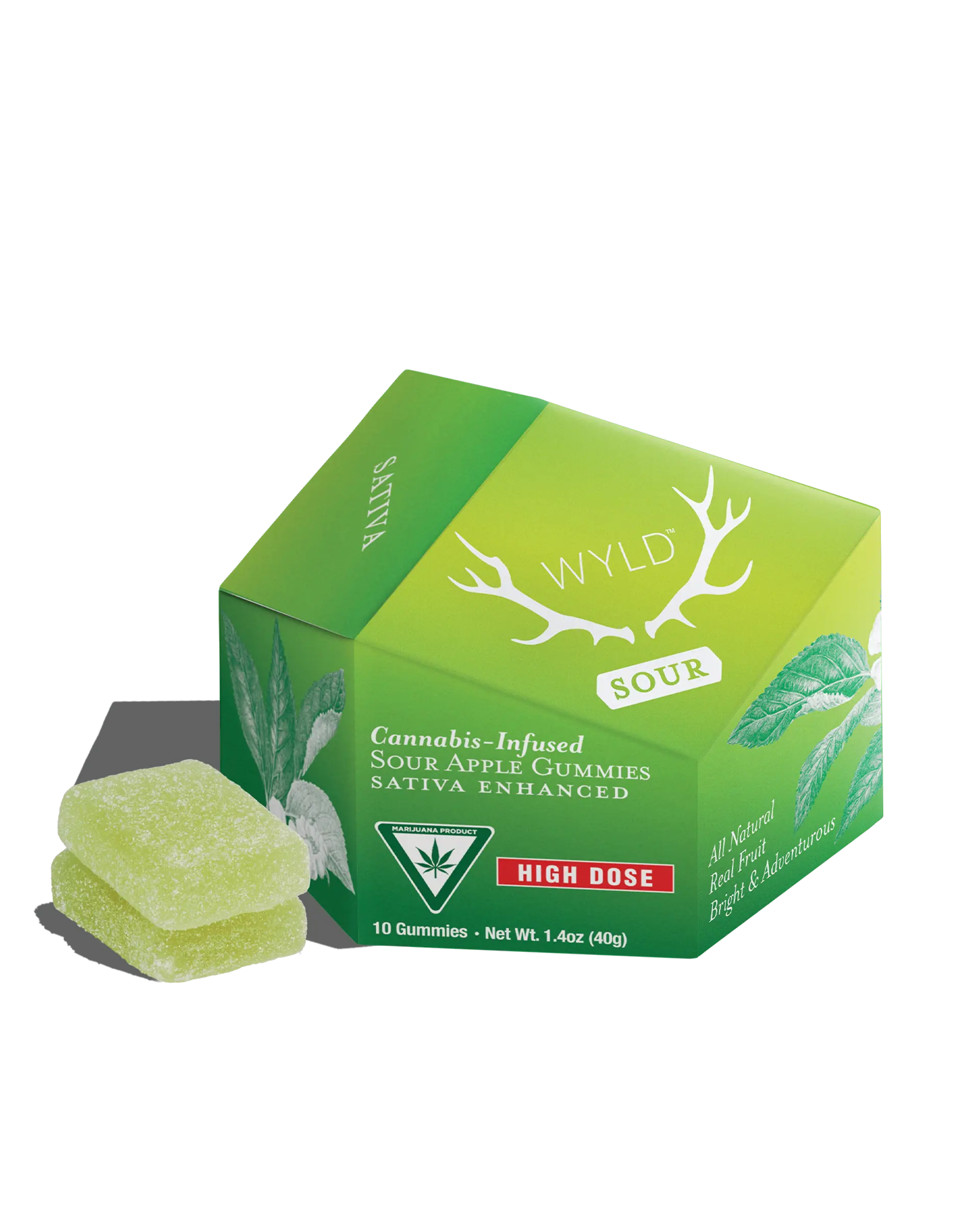Sour Apple Gummies 10x20mg