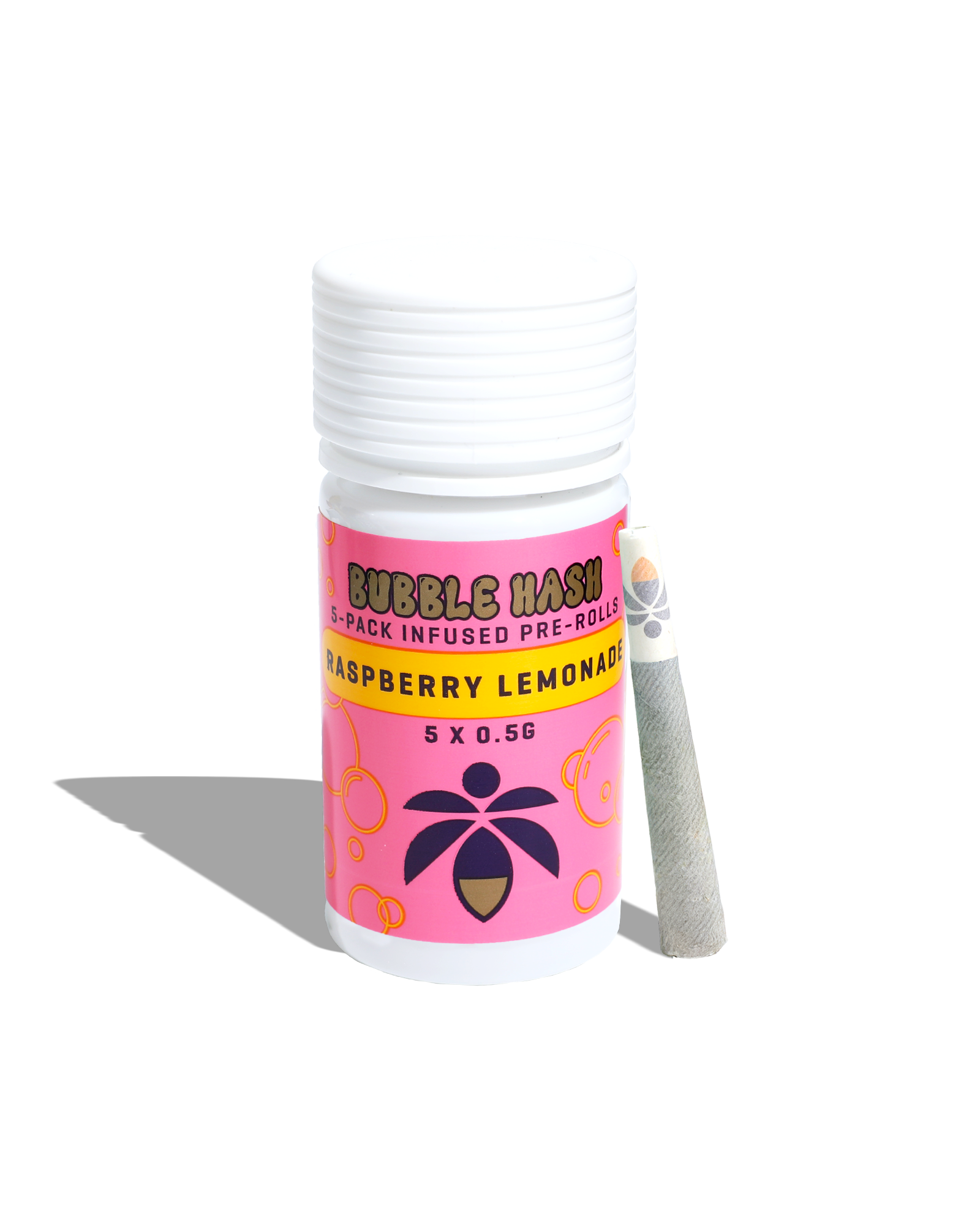 Raspberry Lemonade Bubble Hash Infused Preroll 5-pack, 1 of 1
