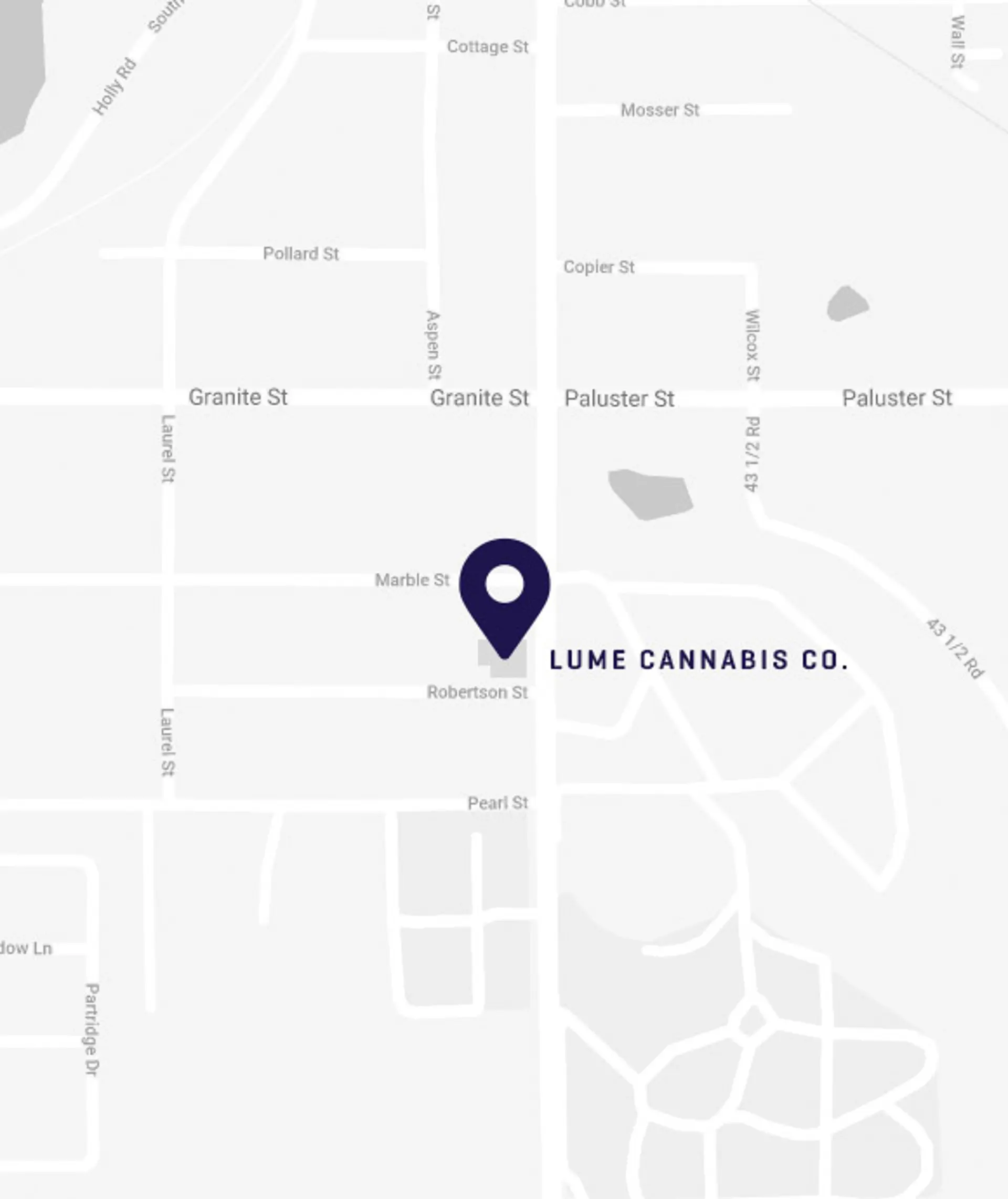 Location of Lume Cannabis Dispensary in Cadillac MI