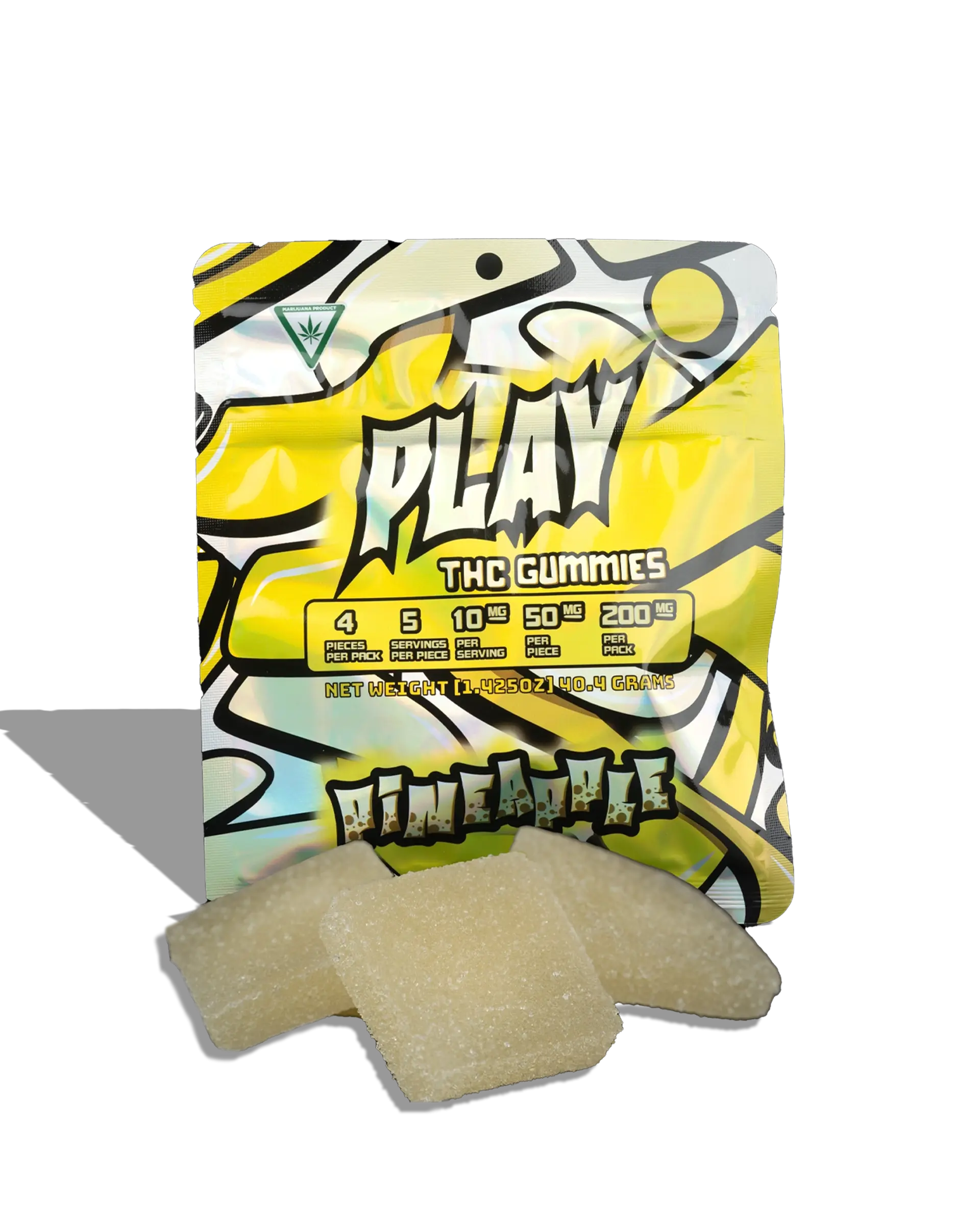 Pineapple Gummies 4x50mg