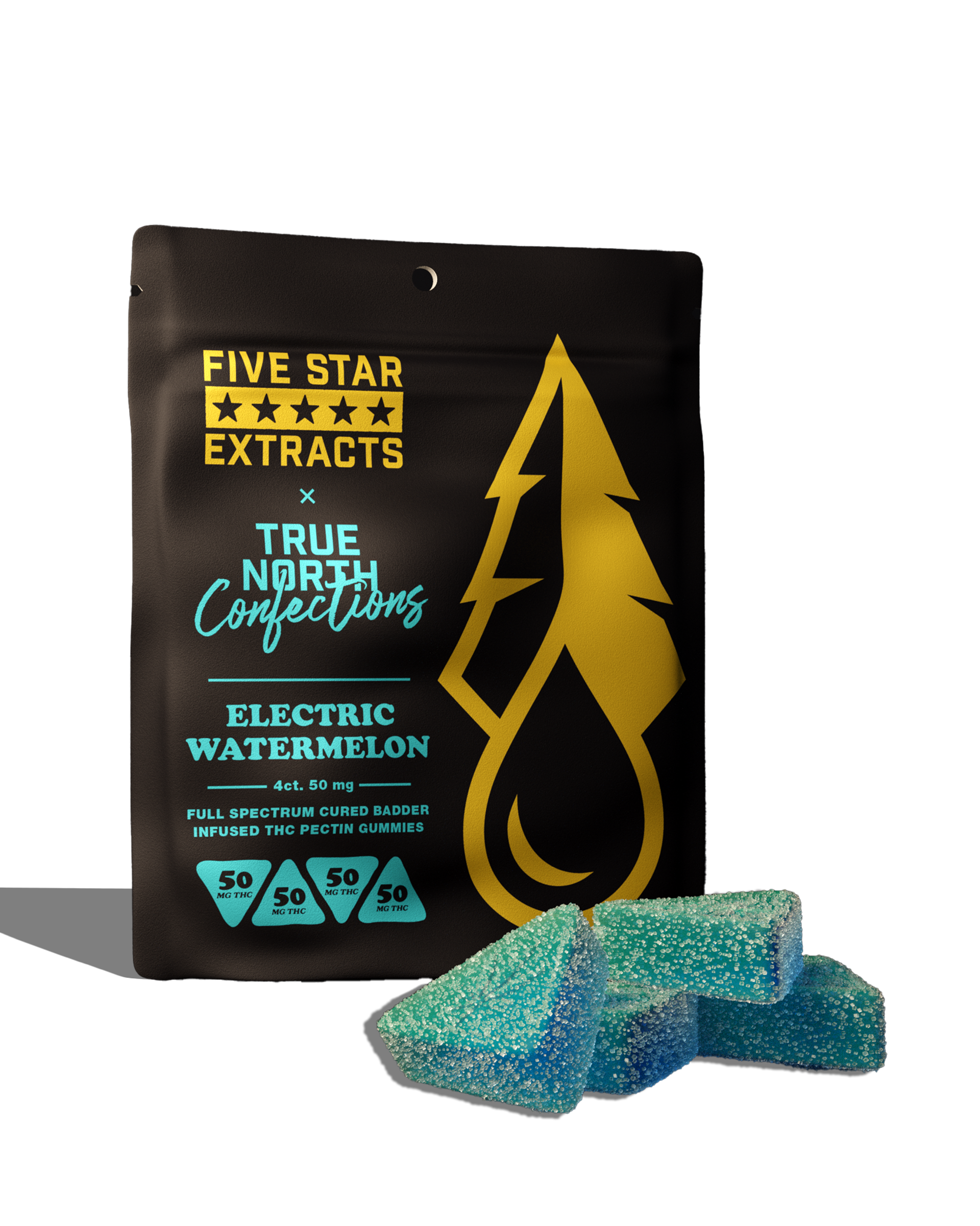 Electric Watermelon Cured Resin Gummies 4x50mg