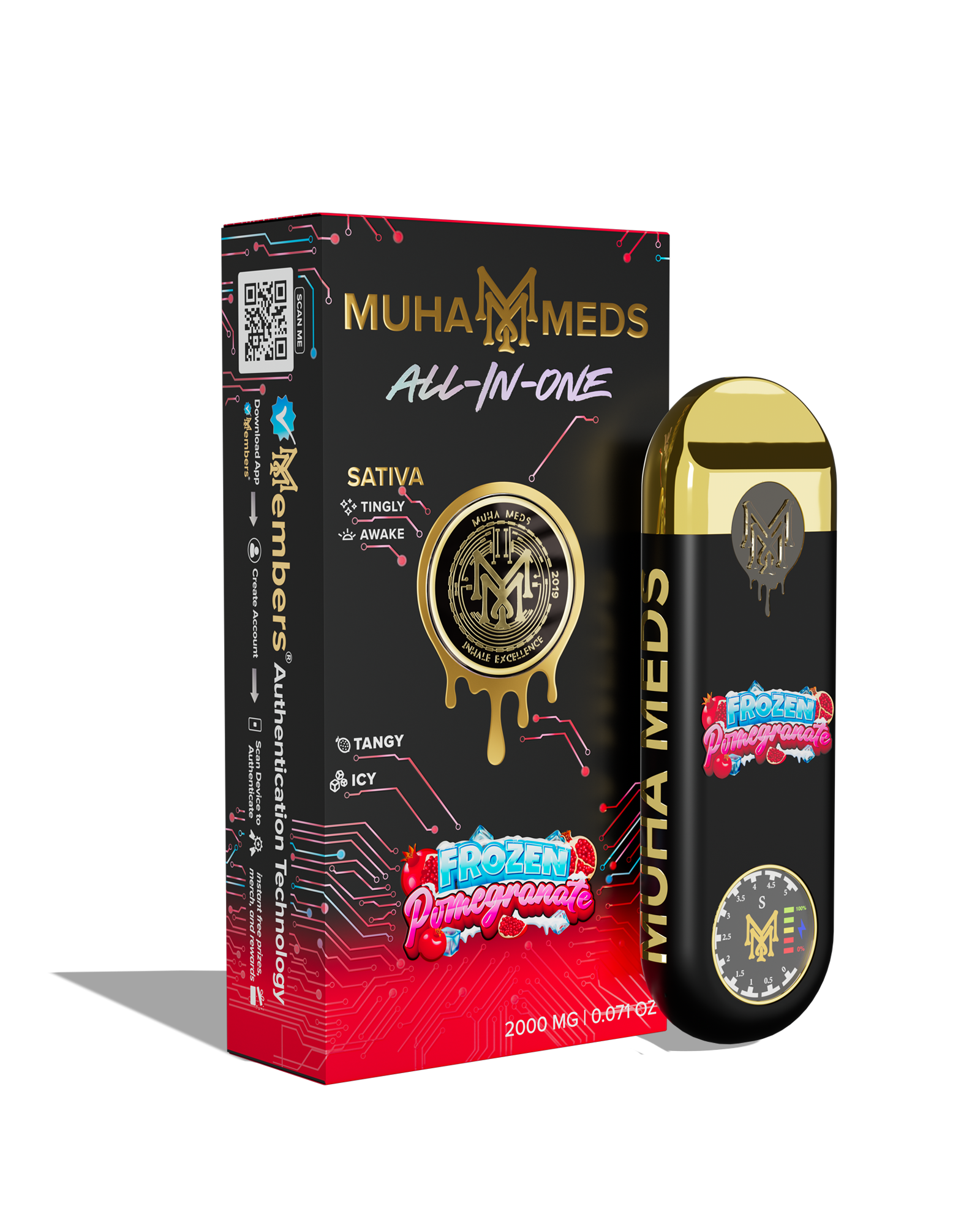 Frozen Pomegranate Disposable Cart 2g, 1 of 1