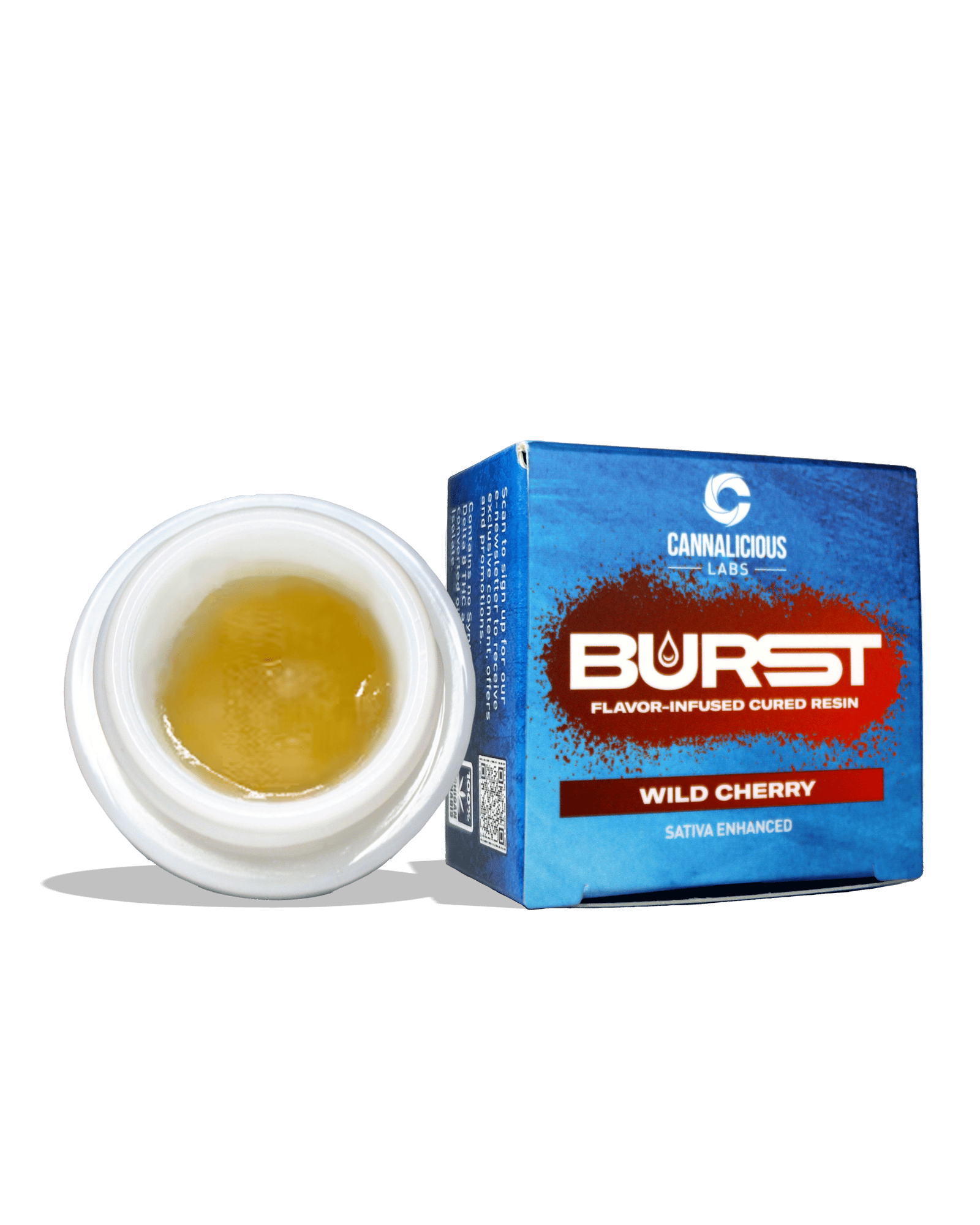 Wild Cherry Burst Cured Resin 2g