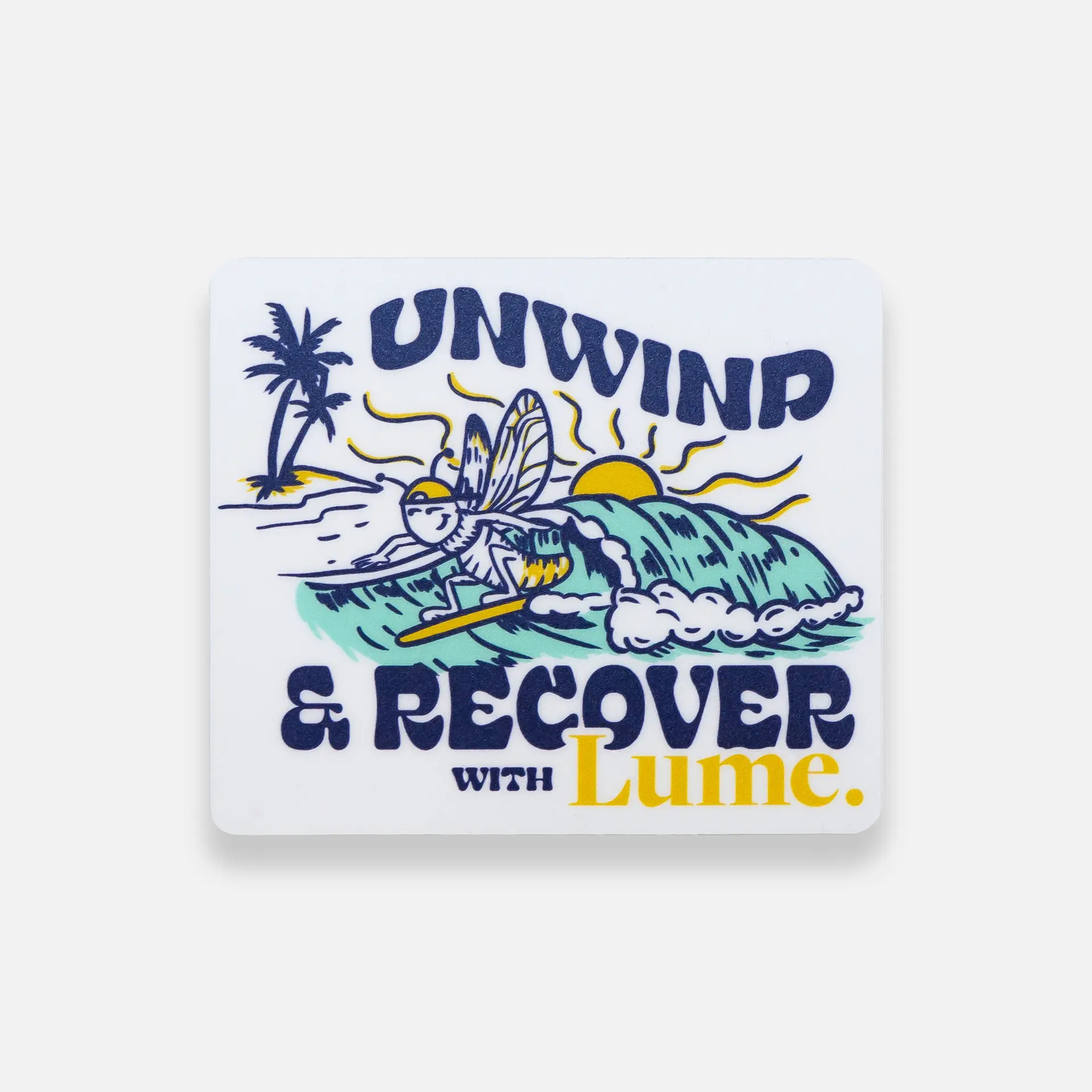 Lume Sticker - Unwind & Recover With Lume
