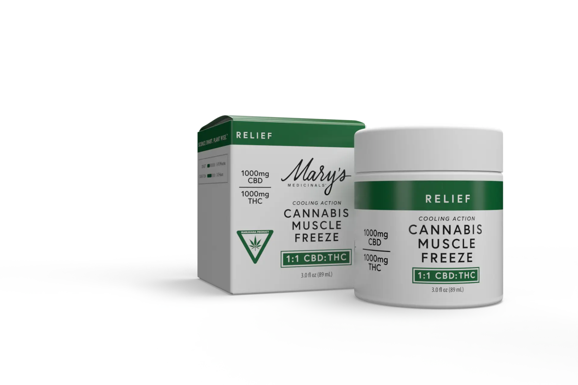 Muscle Freeze 1:1 THC:CBD 1000mg