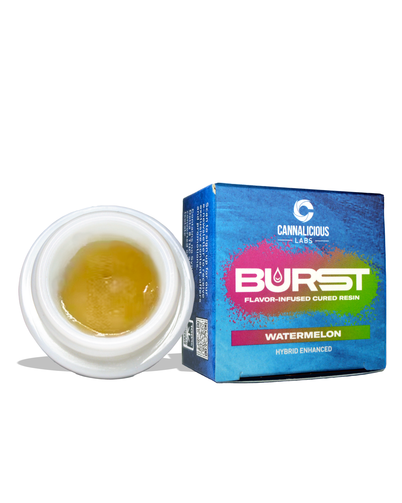 Watermelon Burst Cured Resin 2g, 1 of 1