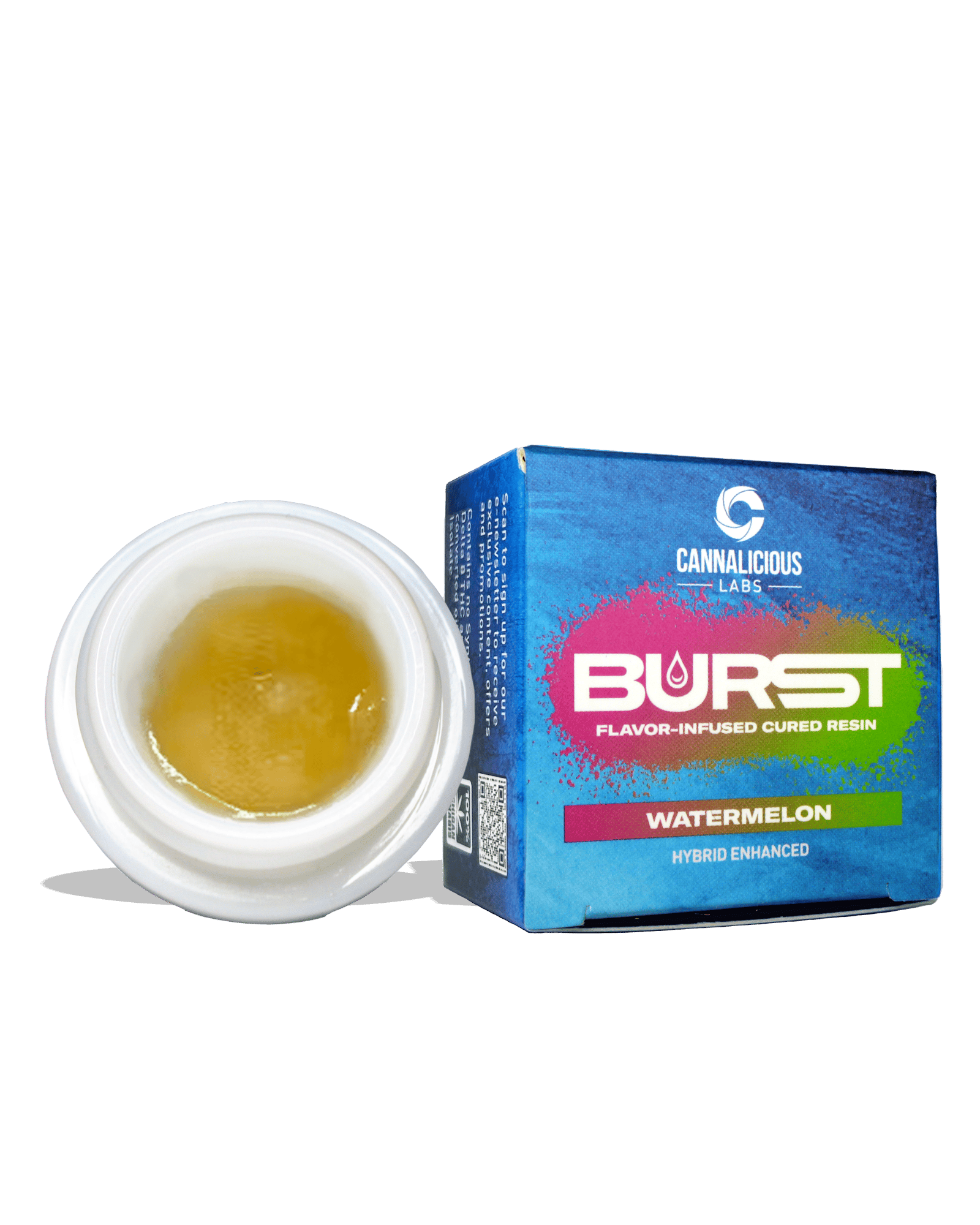 Watermelon Burst Cured Resin 2g