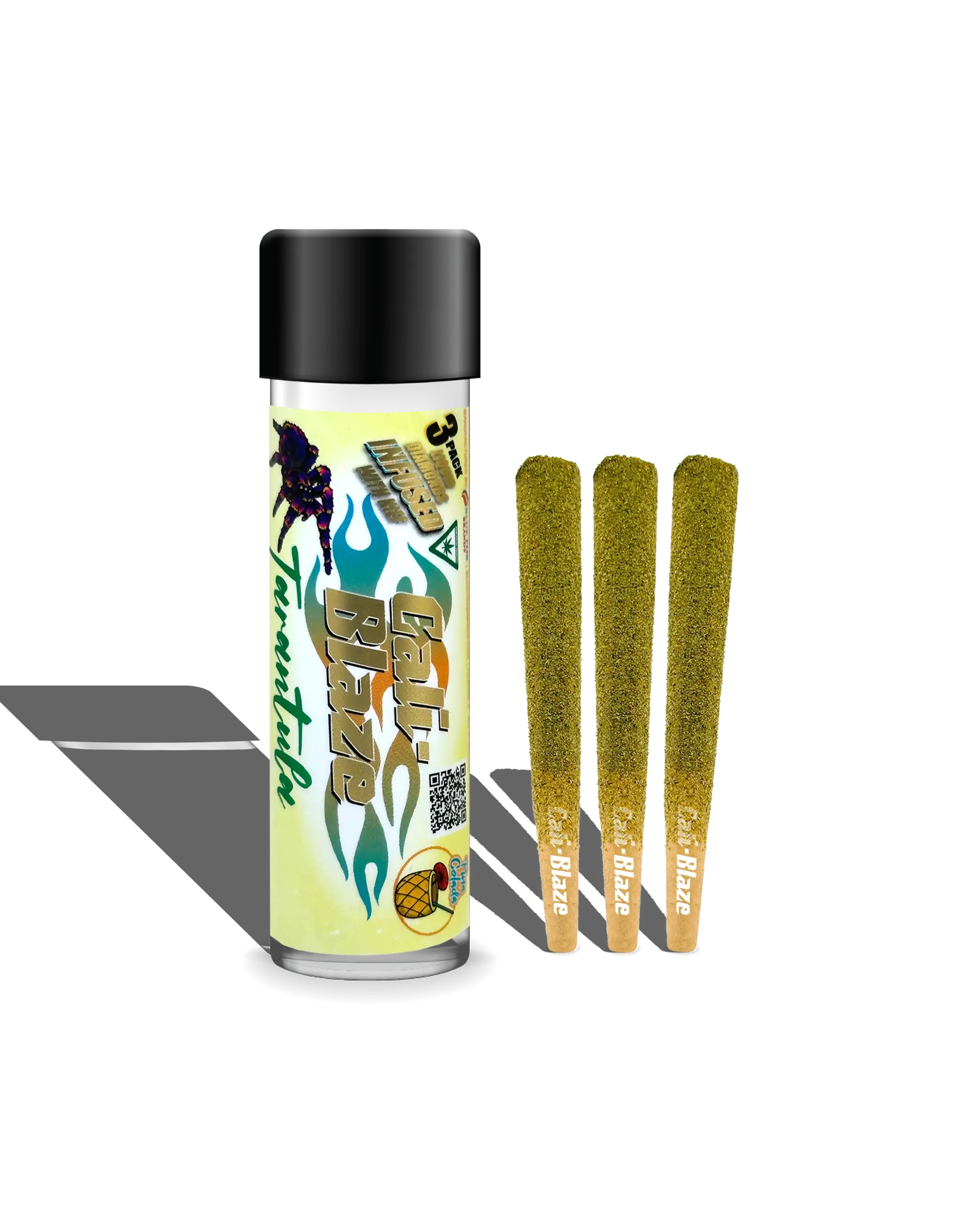 Pina Colada Liquid Diamond Infused Preroll 3-pack
