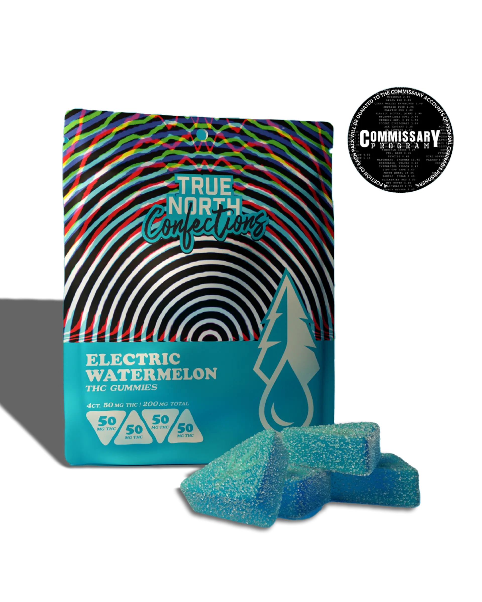 Electric Watermelon Gummies 4x50mg