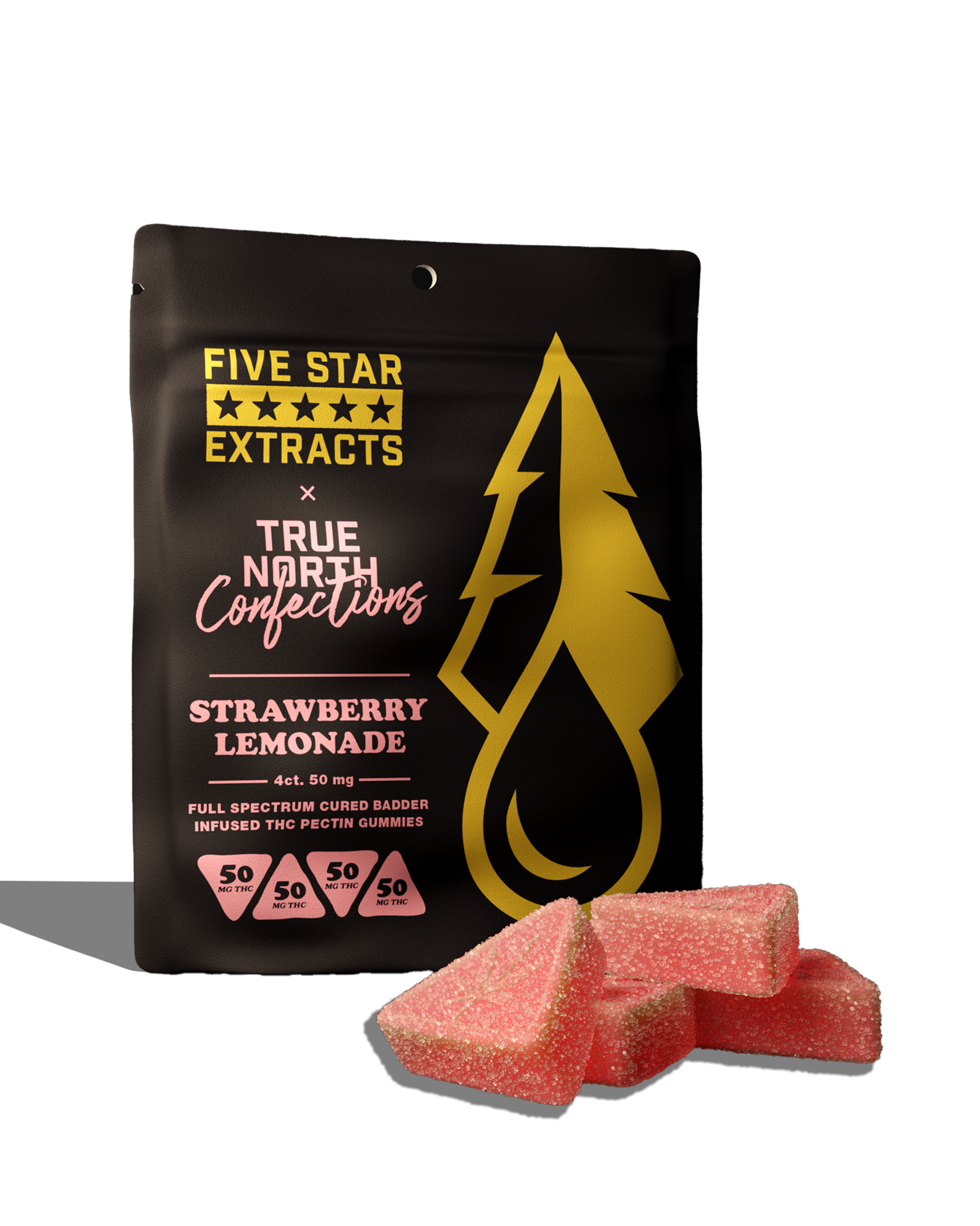 Strawberry Lemonade Cured Resin Gummies 4x50mg