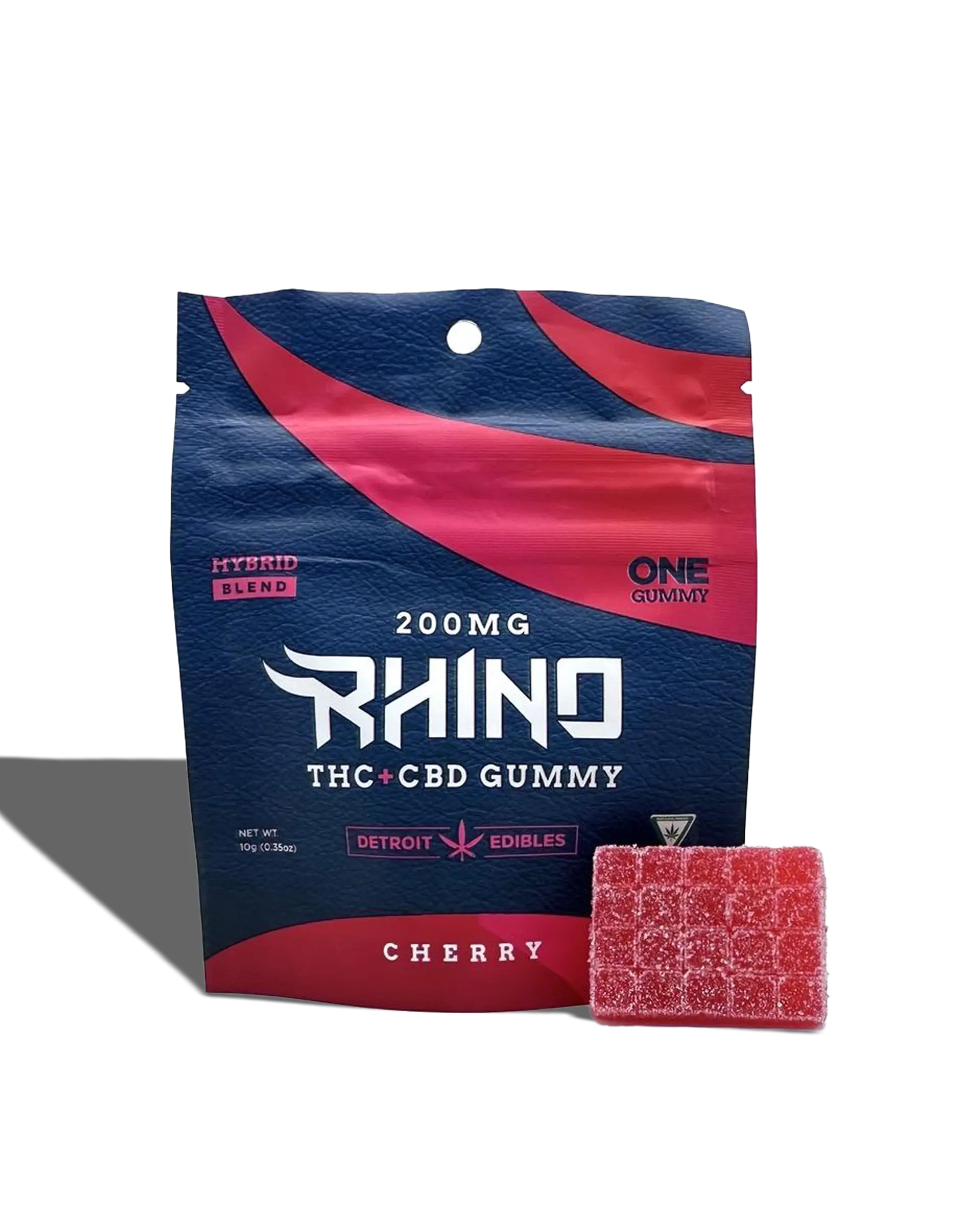 Rhino Cherry 4:1 THC:CBD Gummy 200mg, 1 of 1