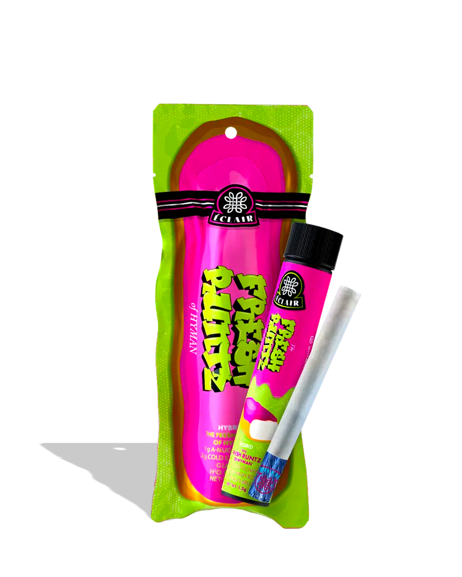 Fresh Runtz Eclair Hash Rosin Infused Preroll 1.5g, 1 of 1