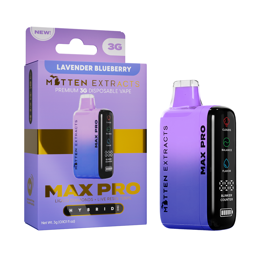 Lavender Blueberry Max Pro Disposable Cart 3g, 1 of 1