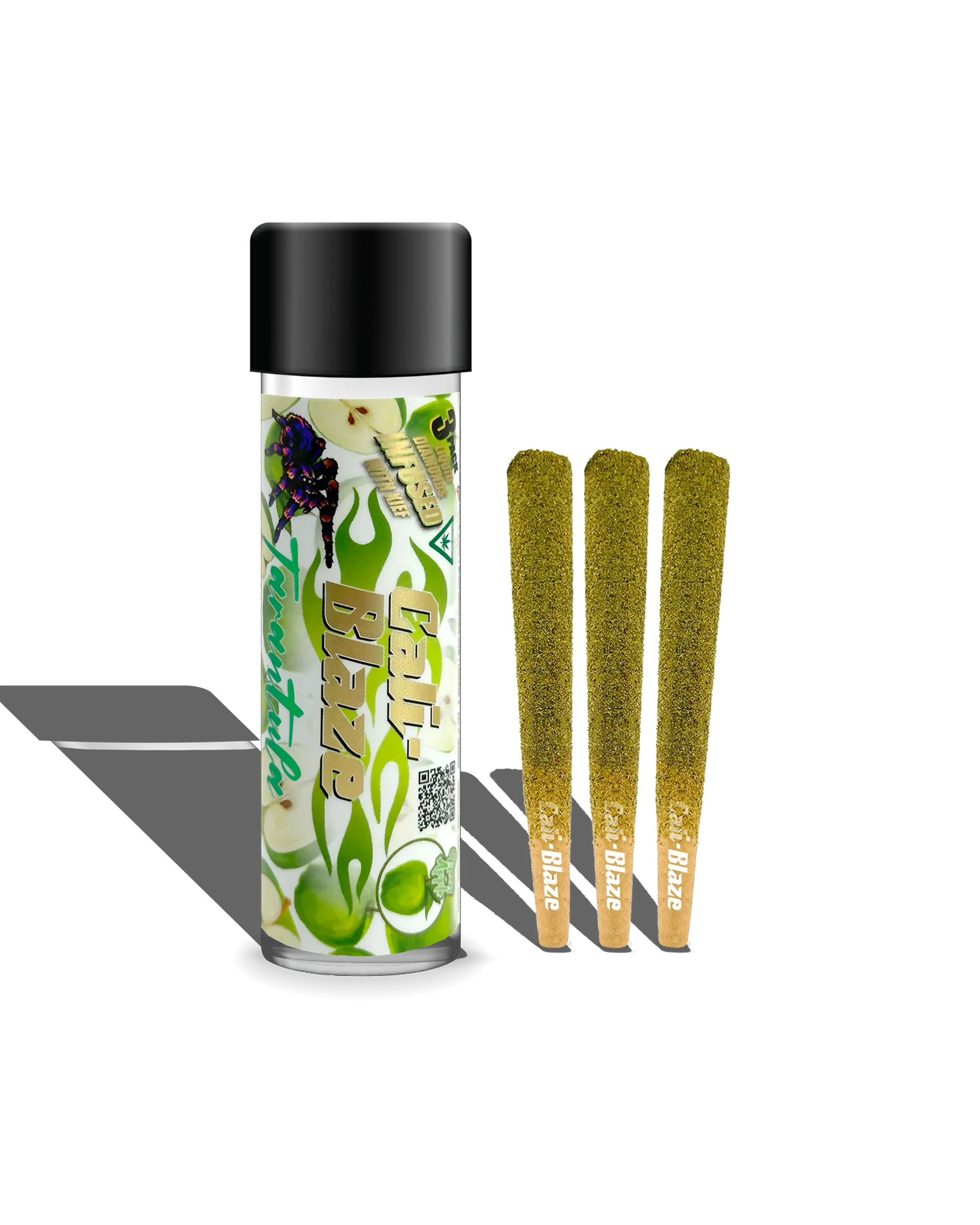Green Apple Liquid Diamond Infused Preroll 3-pack