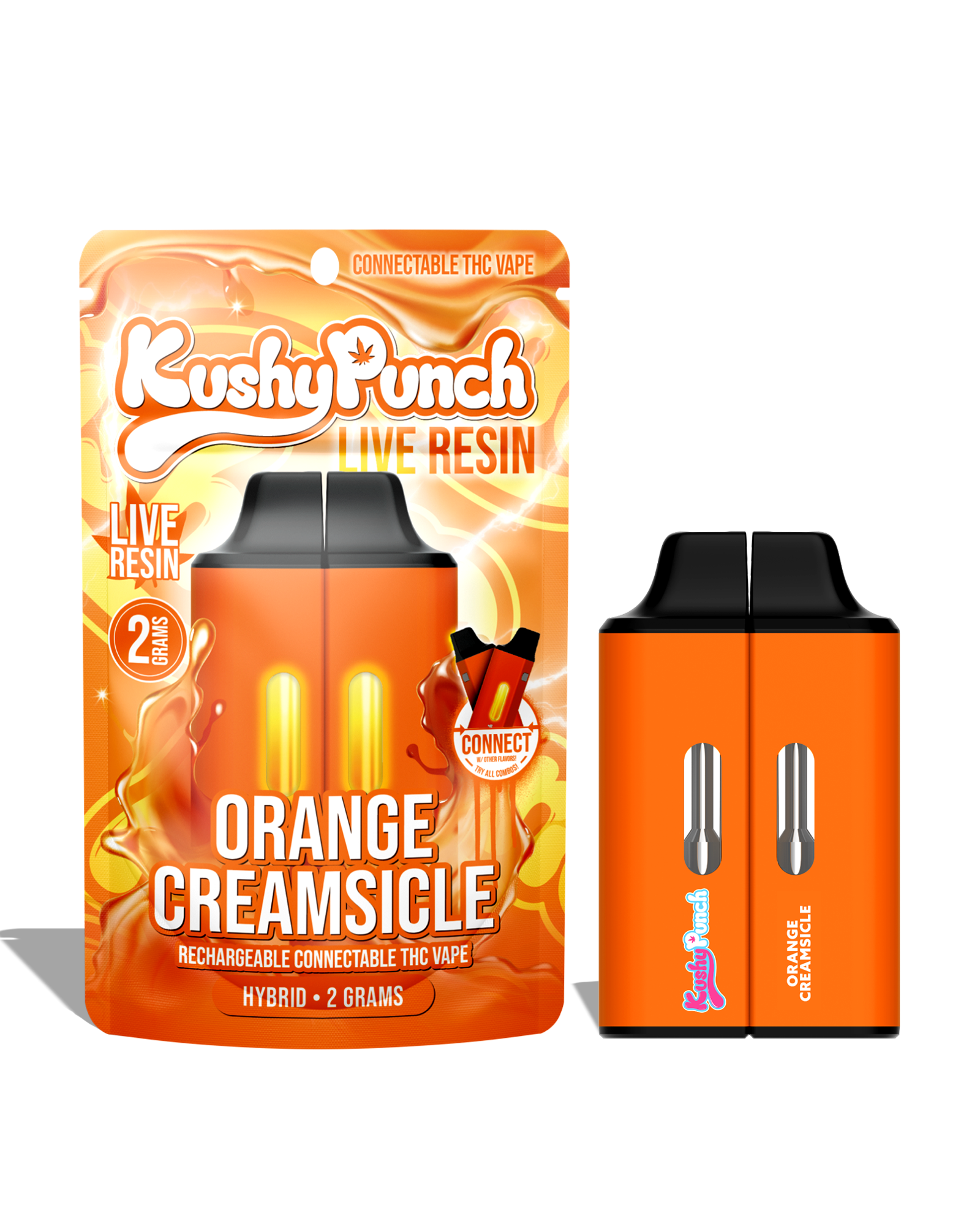 Orange Creamsicle Click Live Resin Disposable Cart 2g, 1 of 1