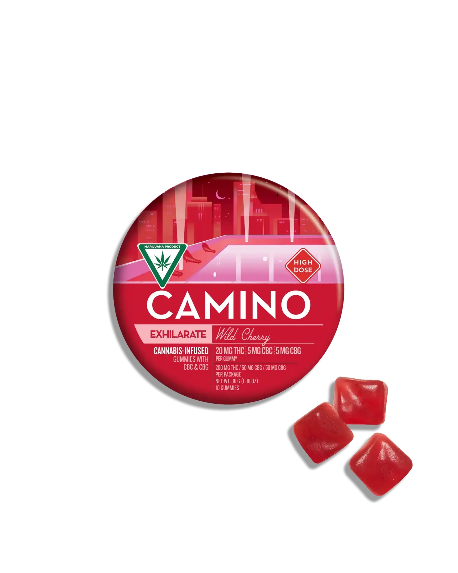 Wild Cherry 4:1:1 THC:CBC:CBG Gummies 10x20mg