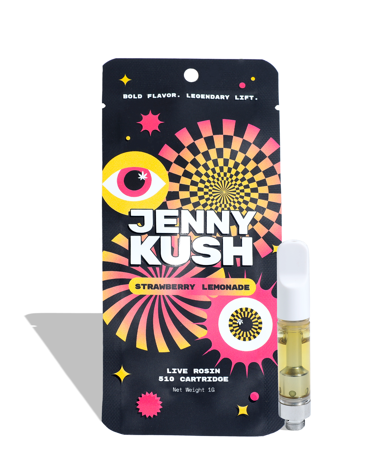 Jenny Kush X Strawberry Lemonade Live Rosin Cart 1g, 1 of 1