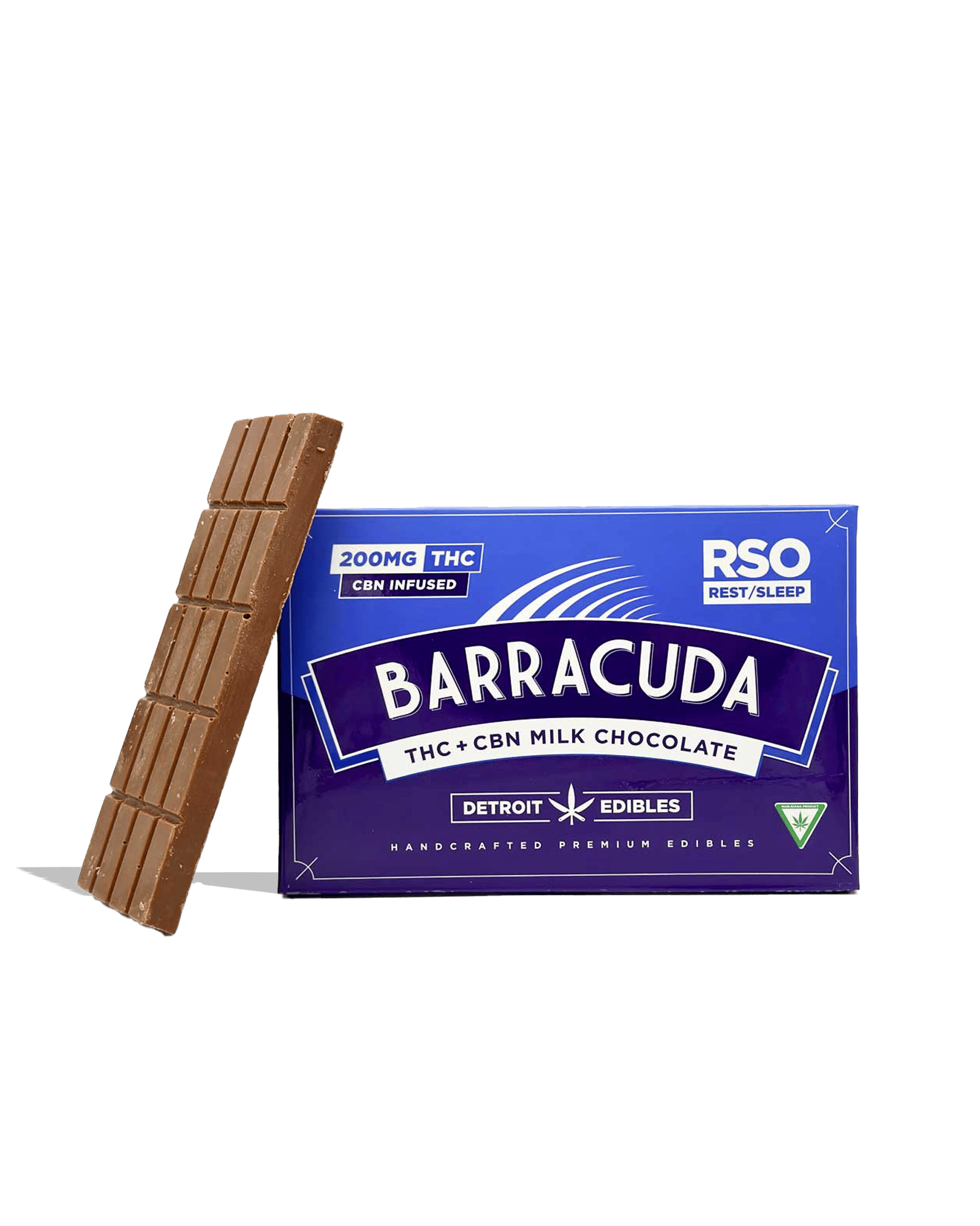 RSO Rest Milk Chocolate Barracuda Bar 200mg
