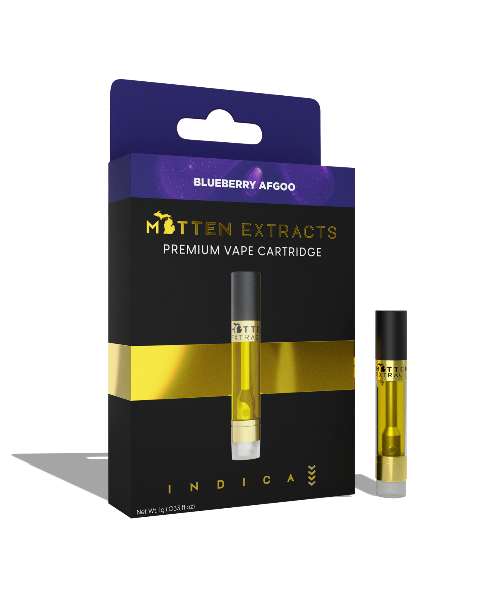 Blueberry Afgoo Cart 1g, 1 of 1