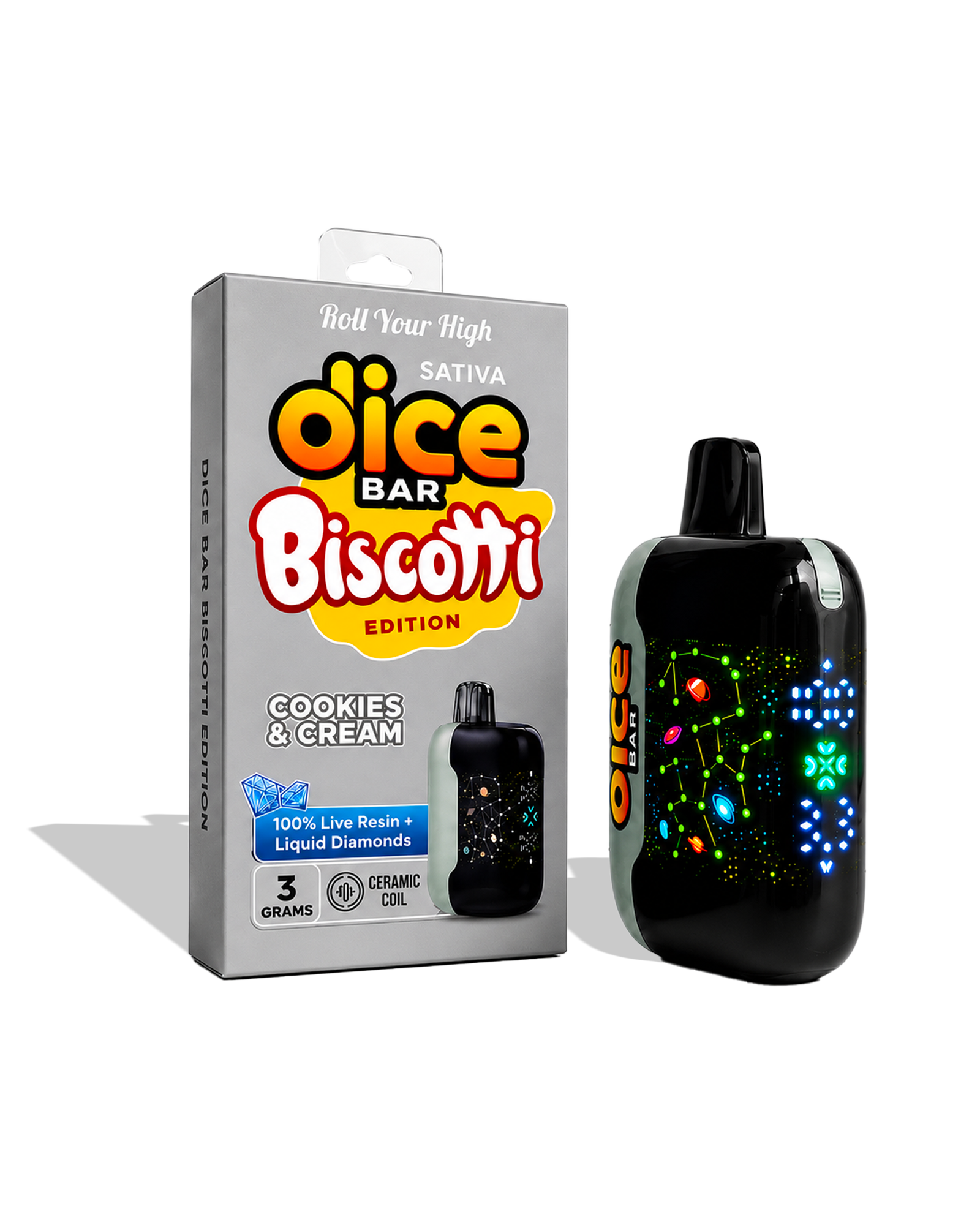 Cookies & Cream Live Resin Disposable Cart 3g, 1 of 1