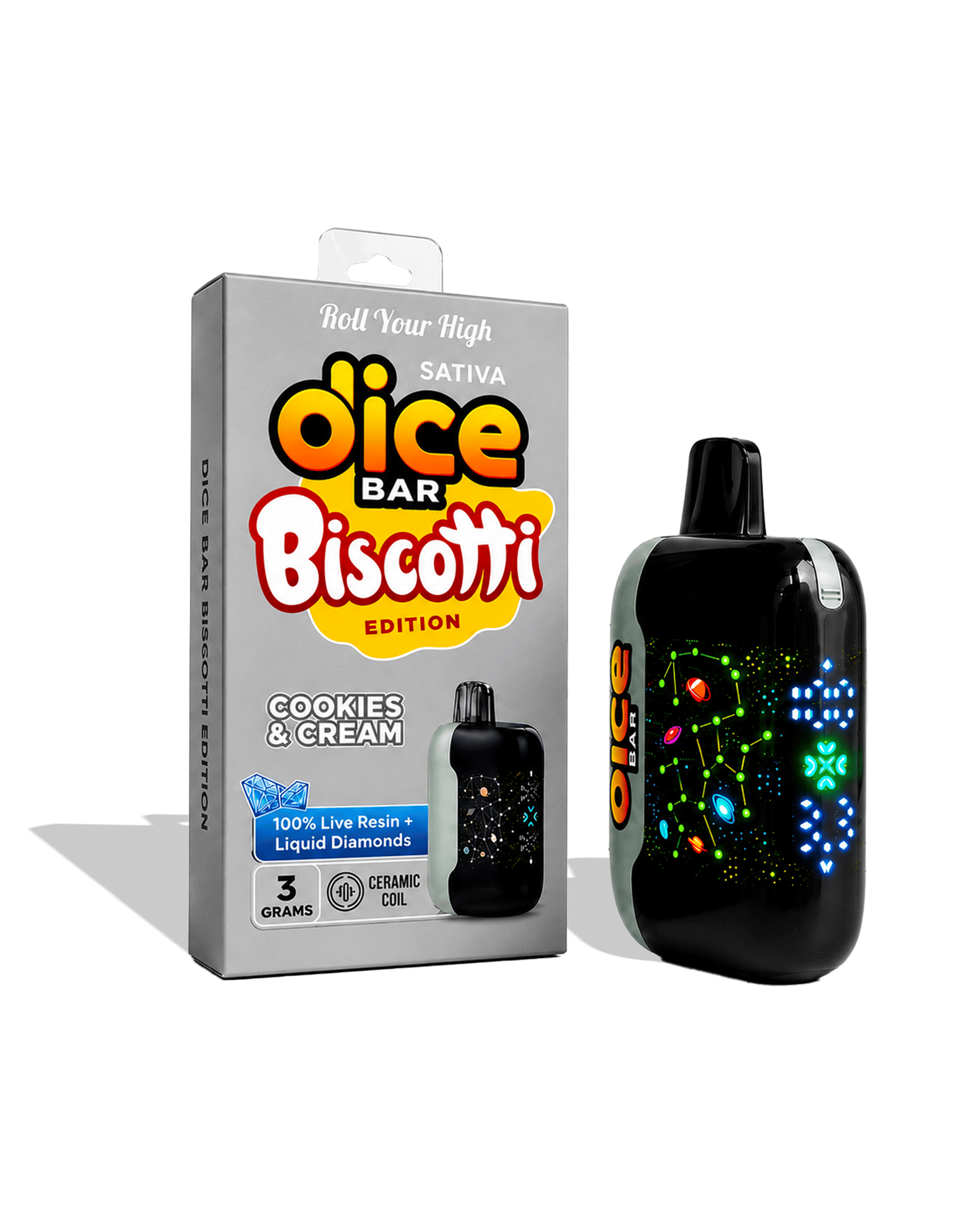 Cookies & Cream Live Resin Disposable Cart 3g