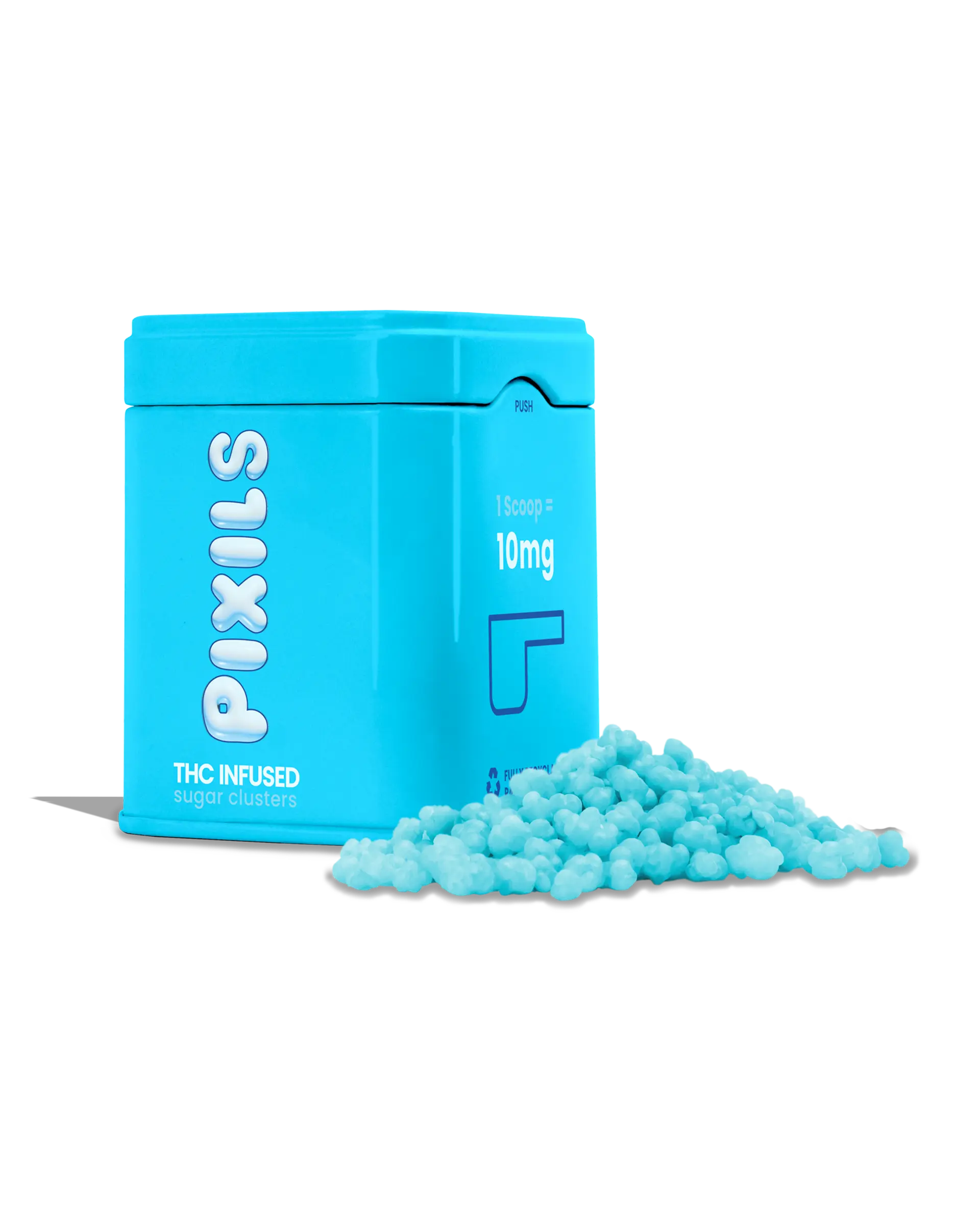 Blue Raspberry Sugar Clusters 200mg