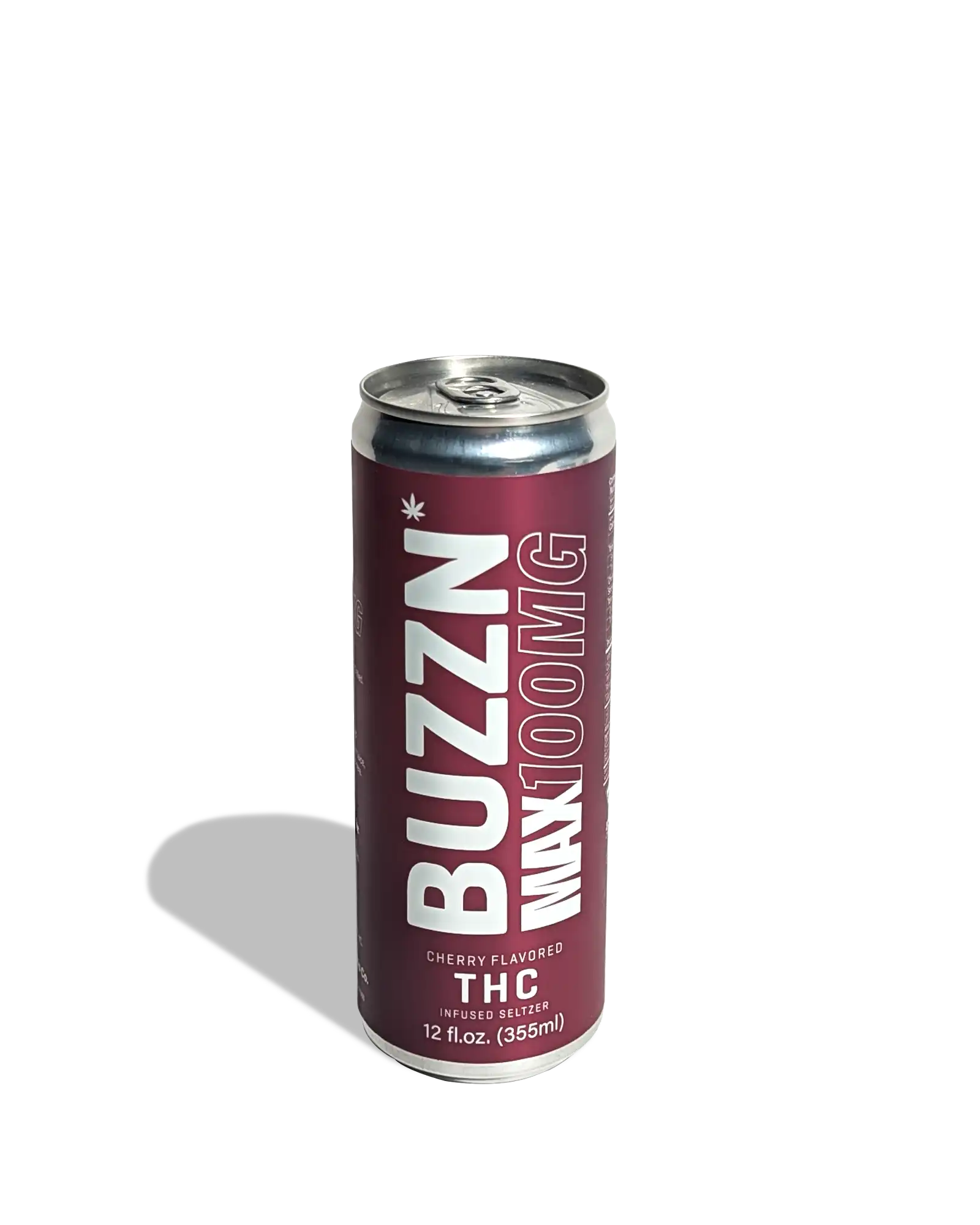 Buzzn Max Cherry Seltzer 100mg, 1 of 2