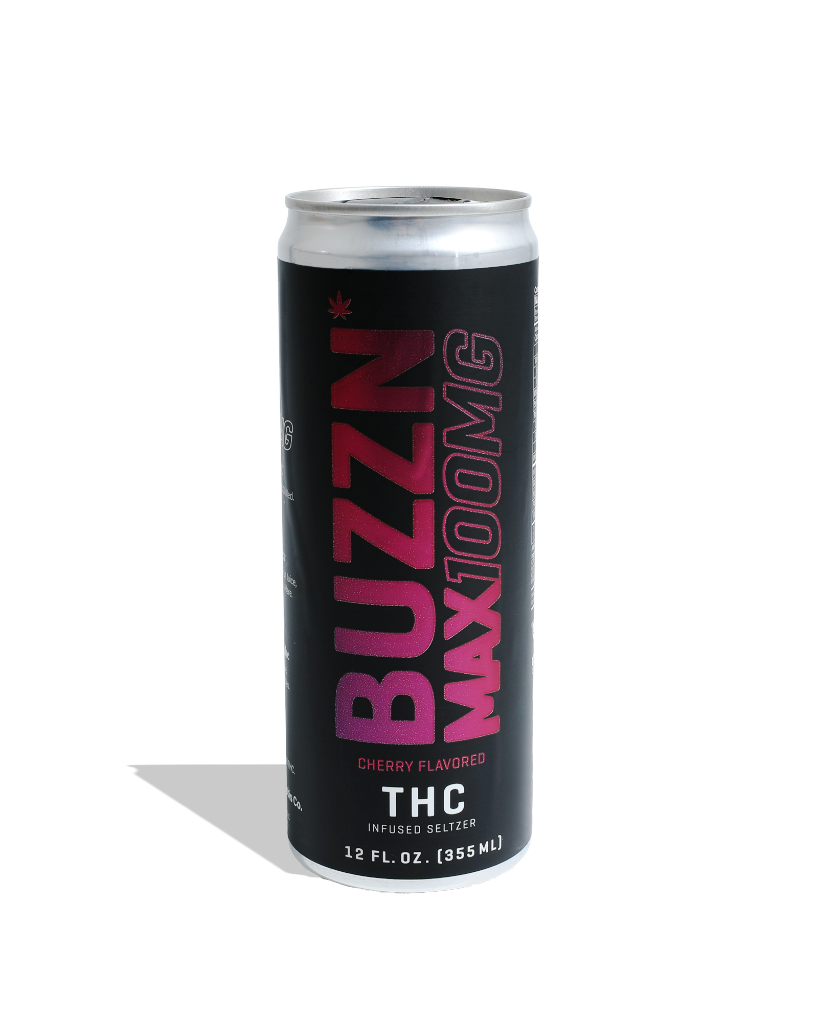Buzzn Max Cherry Seltzer 100mg, 1 of 2