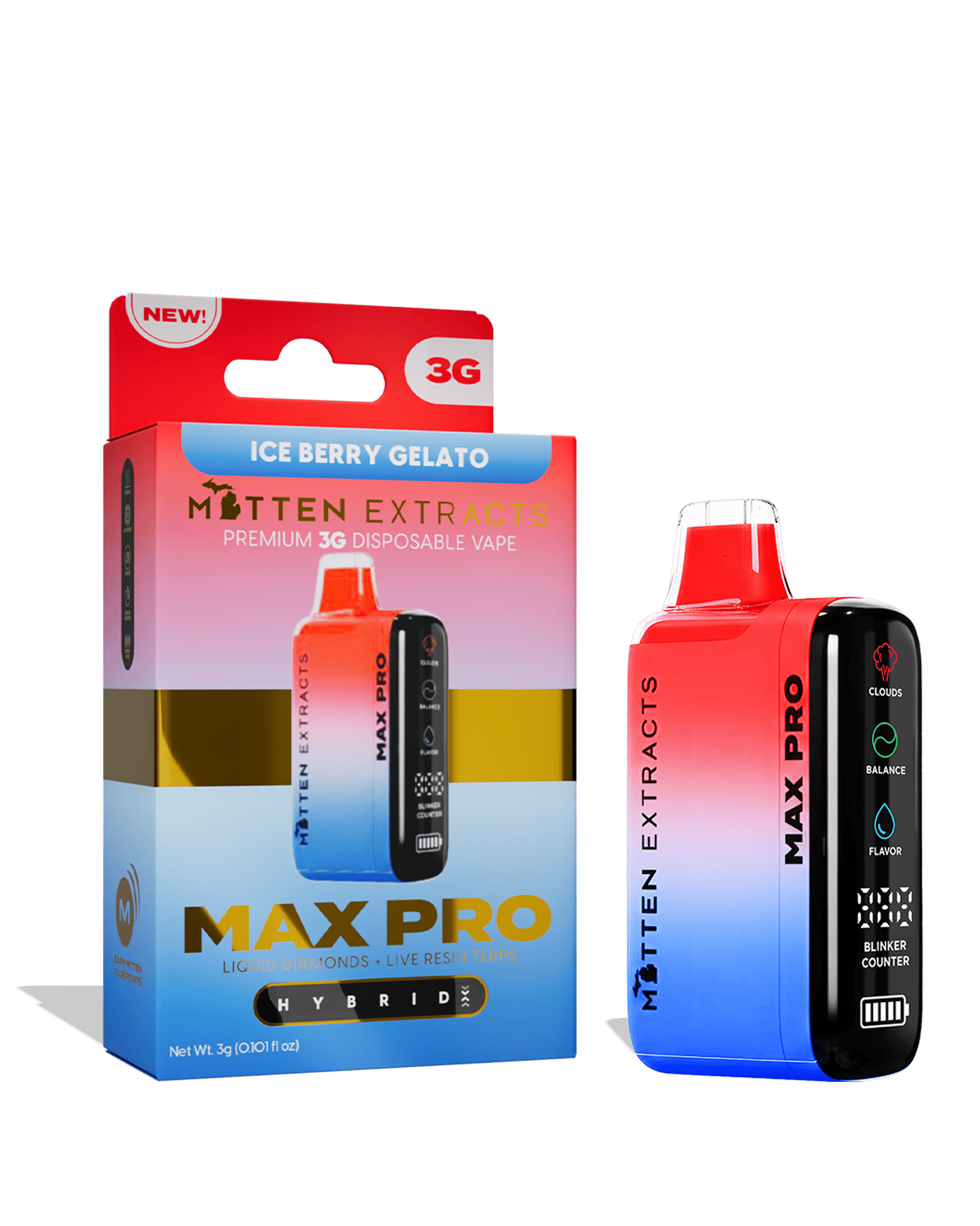 Ice Berry Gelato Max Pro Disposable Cart 3g