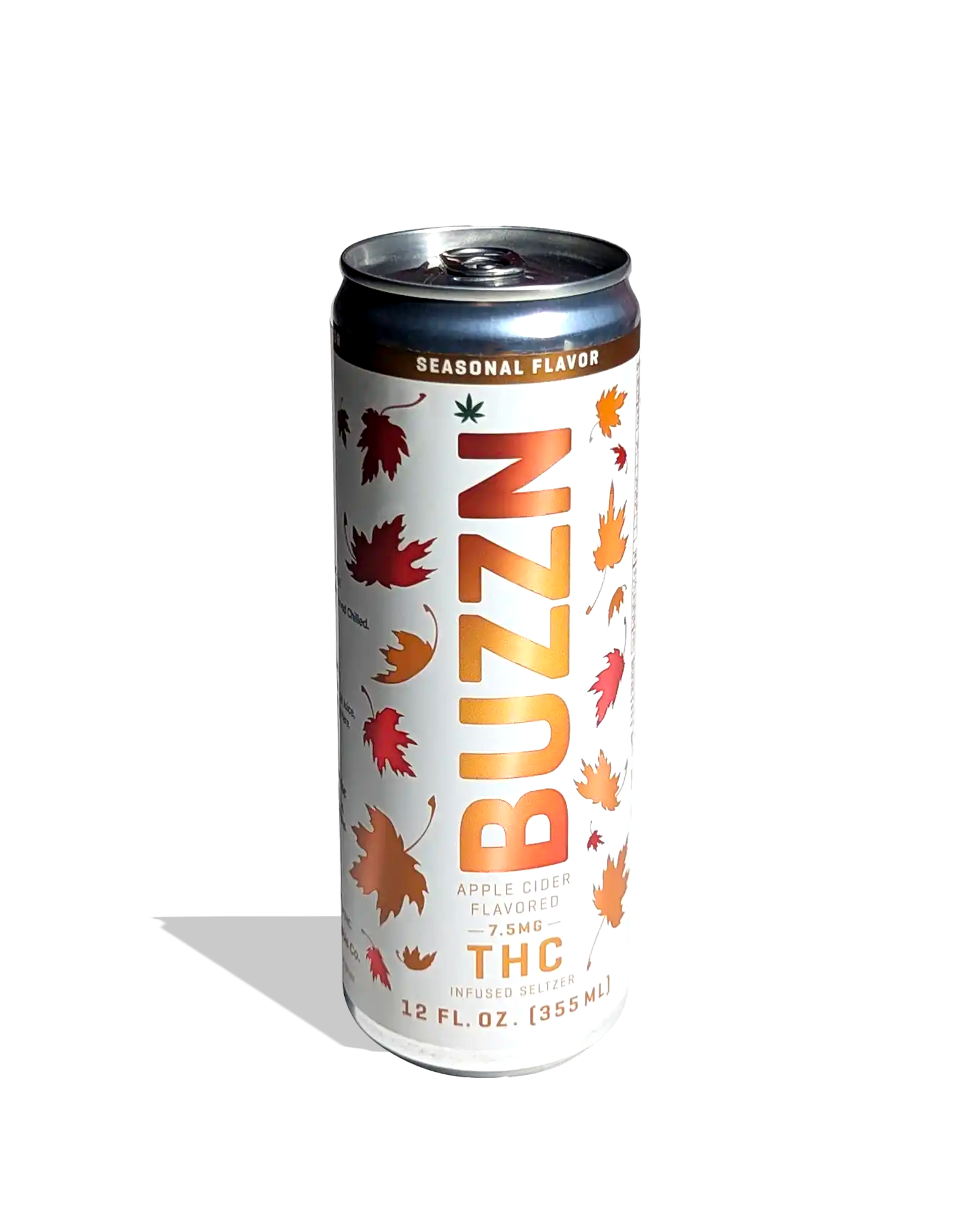 Buzzn Apple Cider Seltzer 7.5mg, 1 of 4