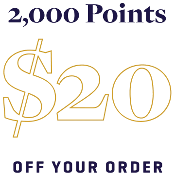 Earn 2,000 Points, Get $20 Off