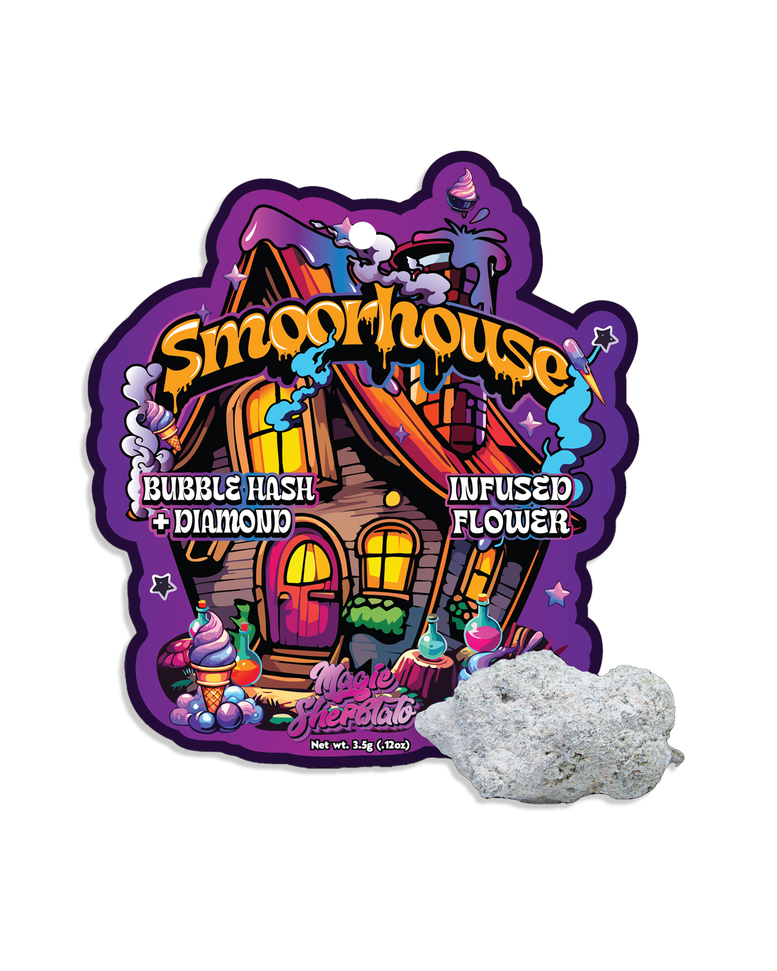 Magic Sherblato Bubble Hash Infused Flower 3.5g, 1 of 1