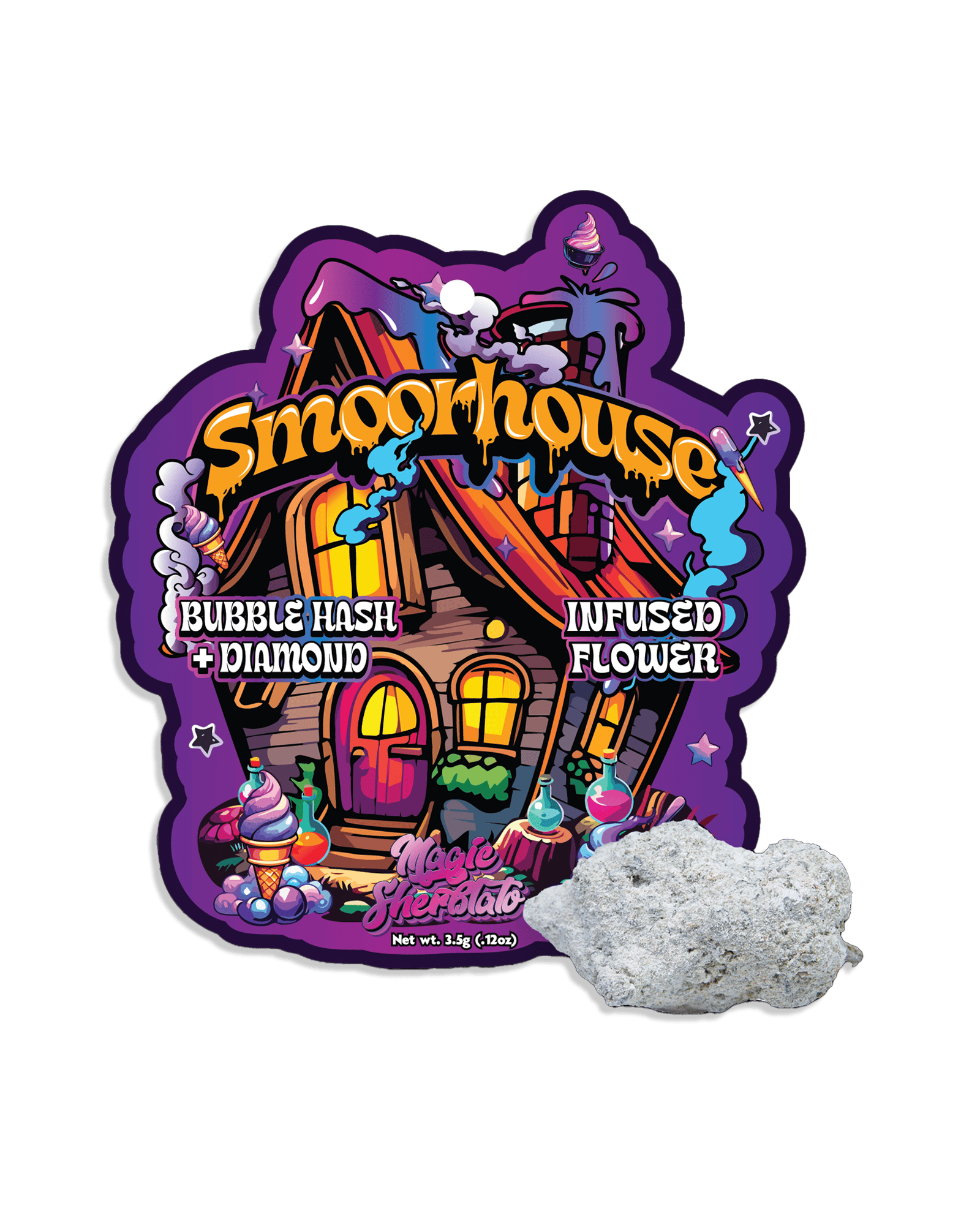 Magic Sherblato Bubble Hash Infused Flower 3.5g