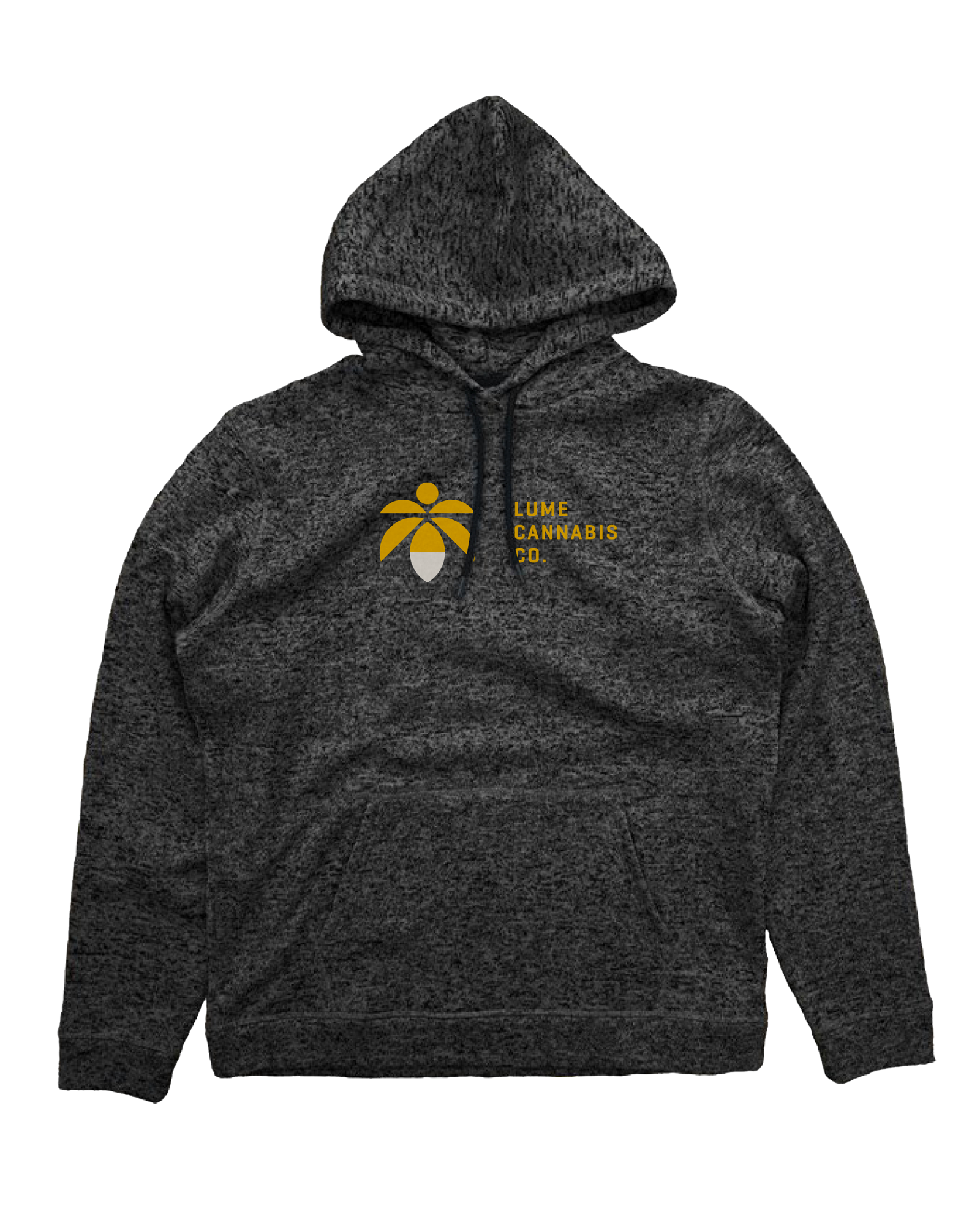Lume Logo Hoodie - Black Heather (L), 1 of 2