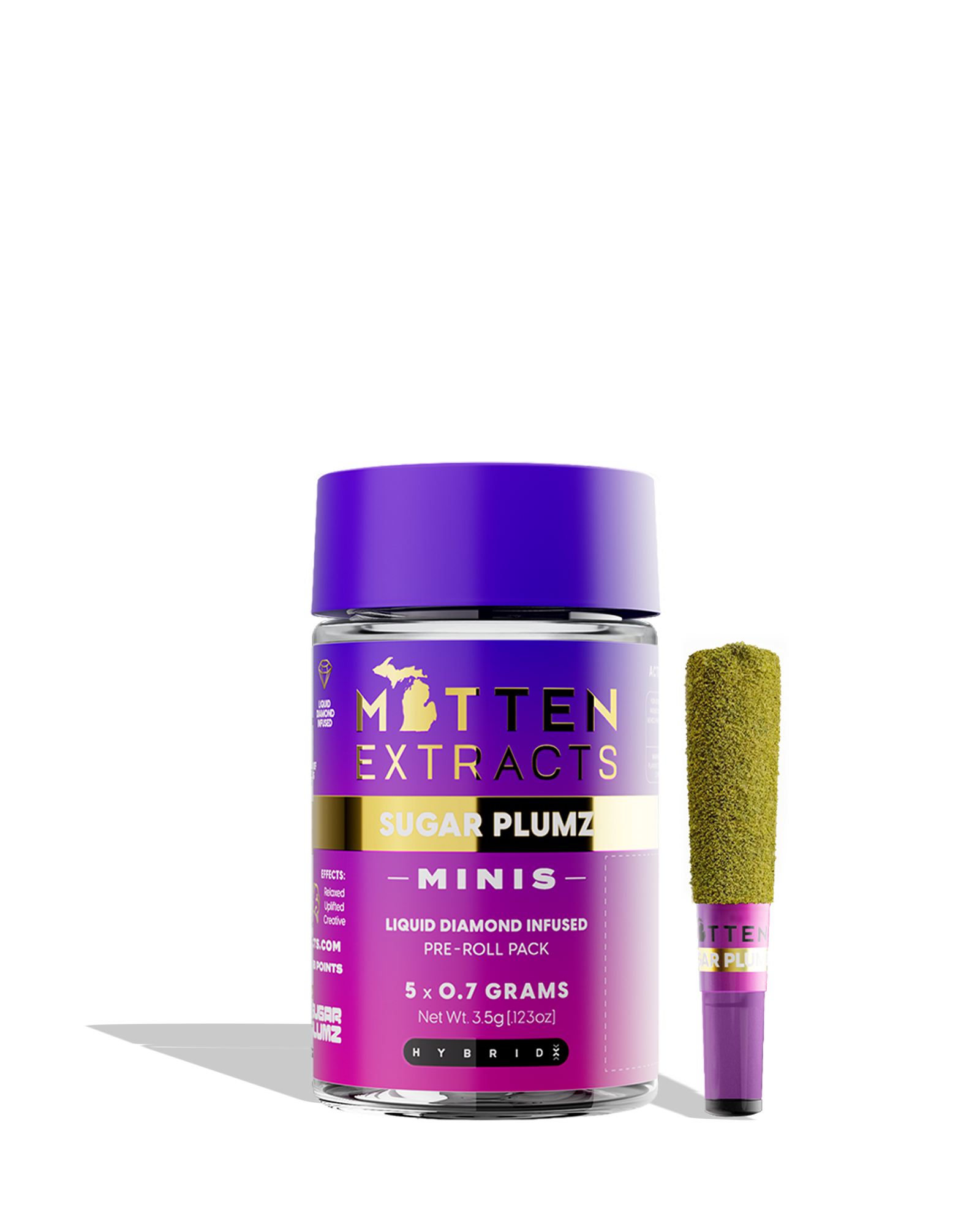 Sugar Plumz Infused Preroll 5-pack, 1 of 1