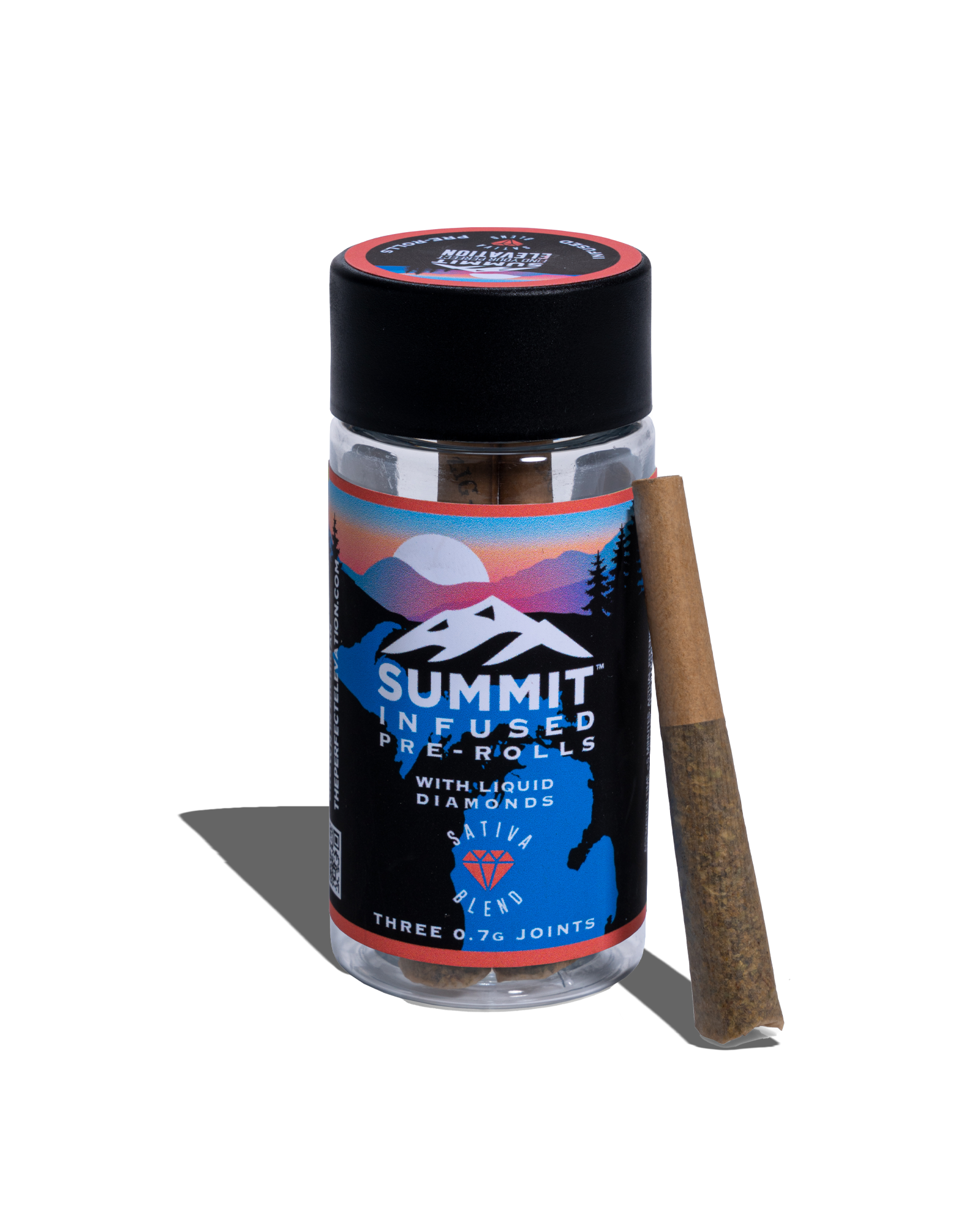 Sativa Liquid Diamond Infused Preroll 3-pack | Lume Cannabis Co.